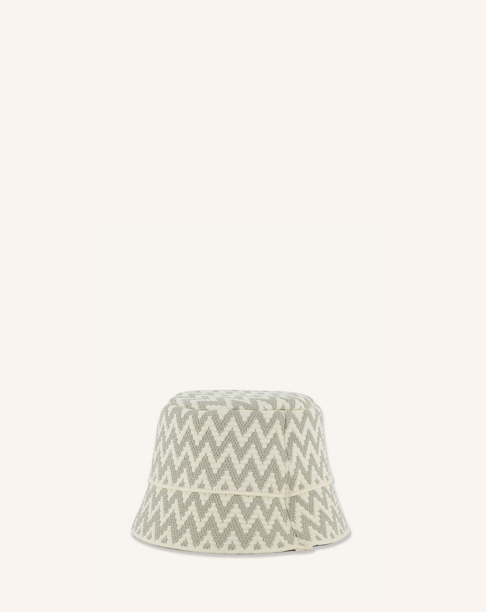 KNITTED FABRIC BUCKET HAT