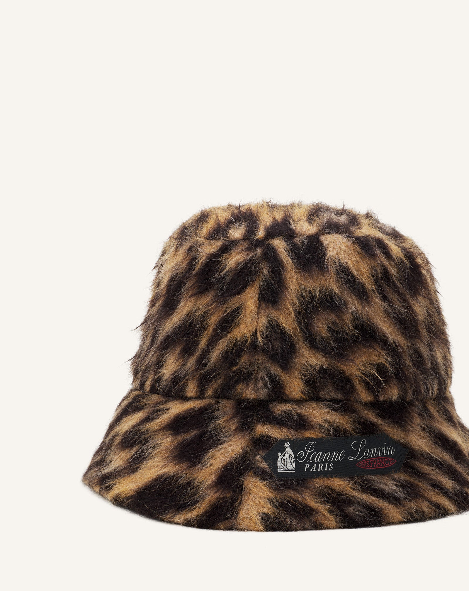 LEOPARD PRINT REVERSIBLE BUCKET HAT