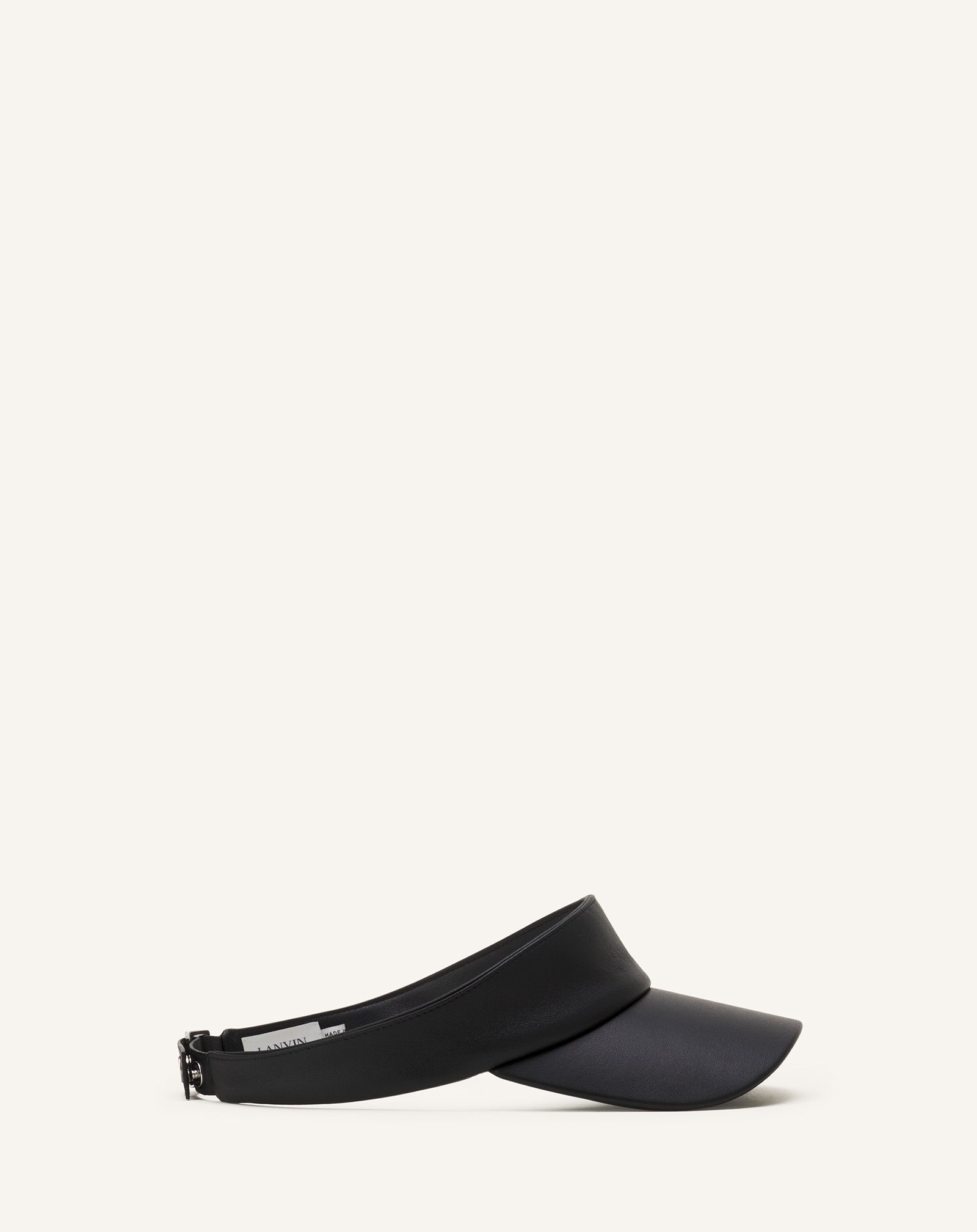 LANVIN LEATHER VISOR