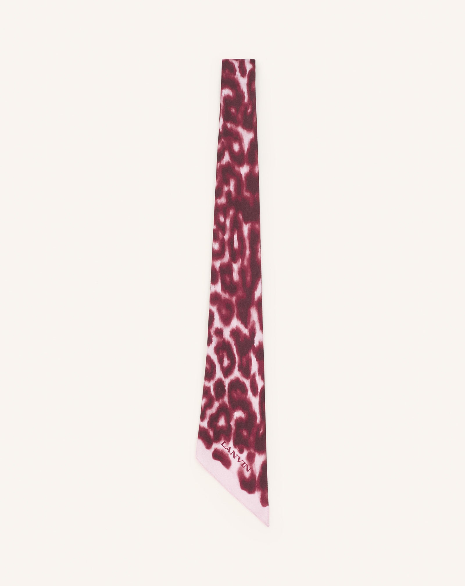LEOPARD PRINT SILK TWILLY