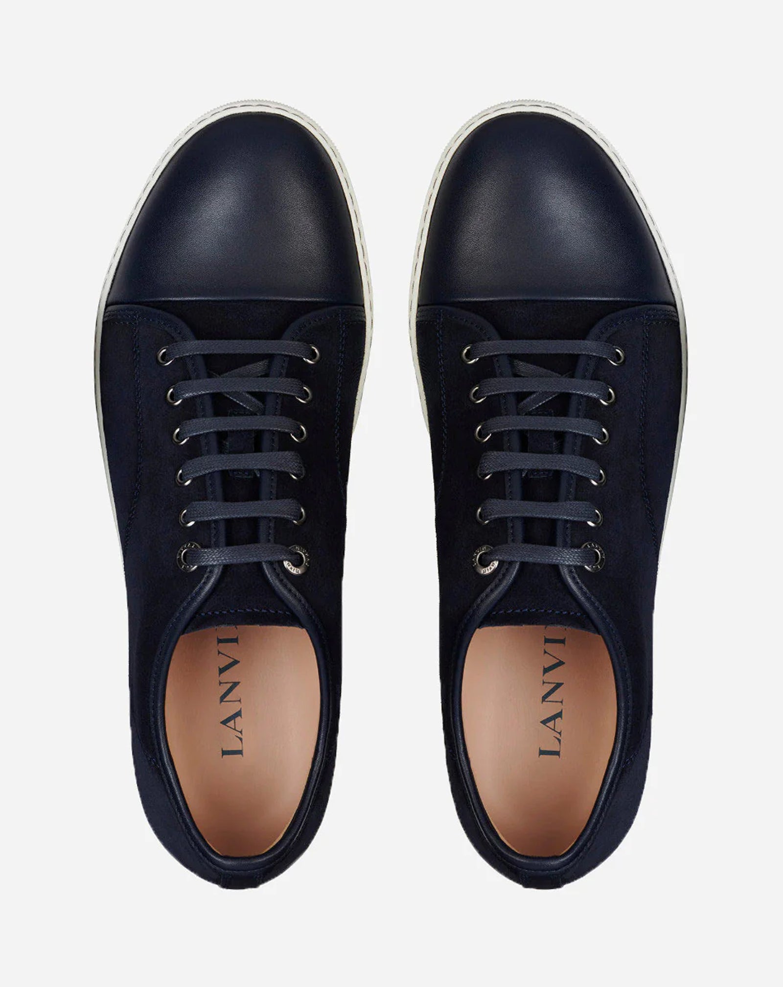 DBB1 LEATHER AND SUEDE SNEAKERS