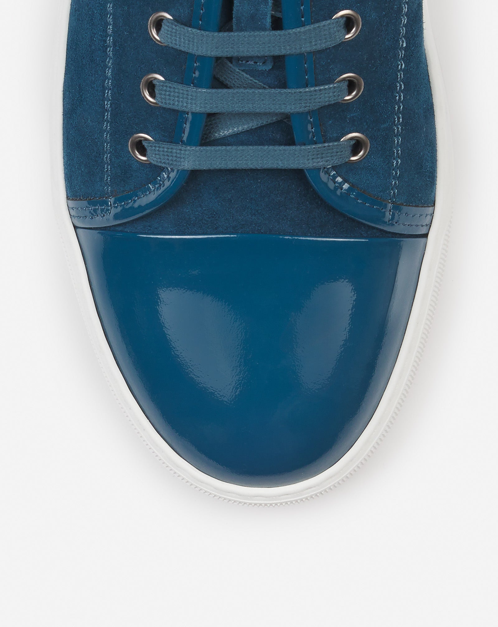 DBB1 SNEAKERS IN SUEDE AND PATENT LEATHER