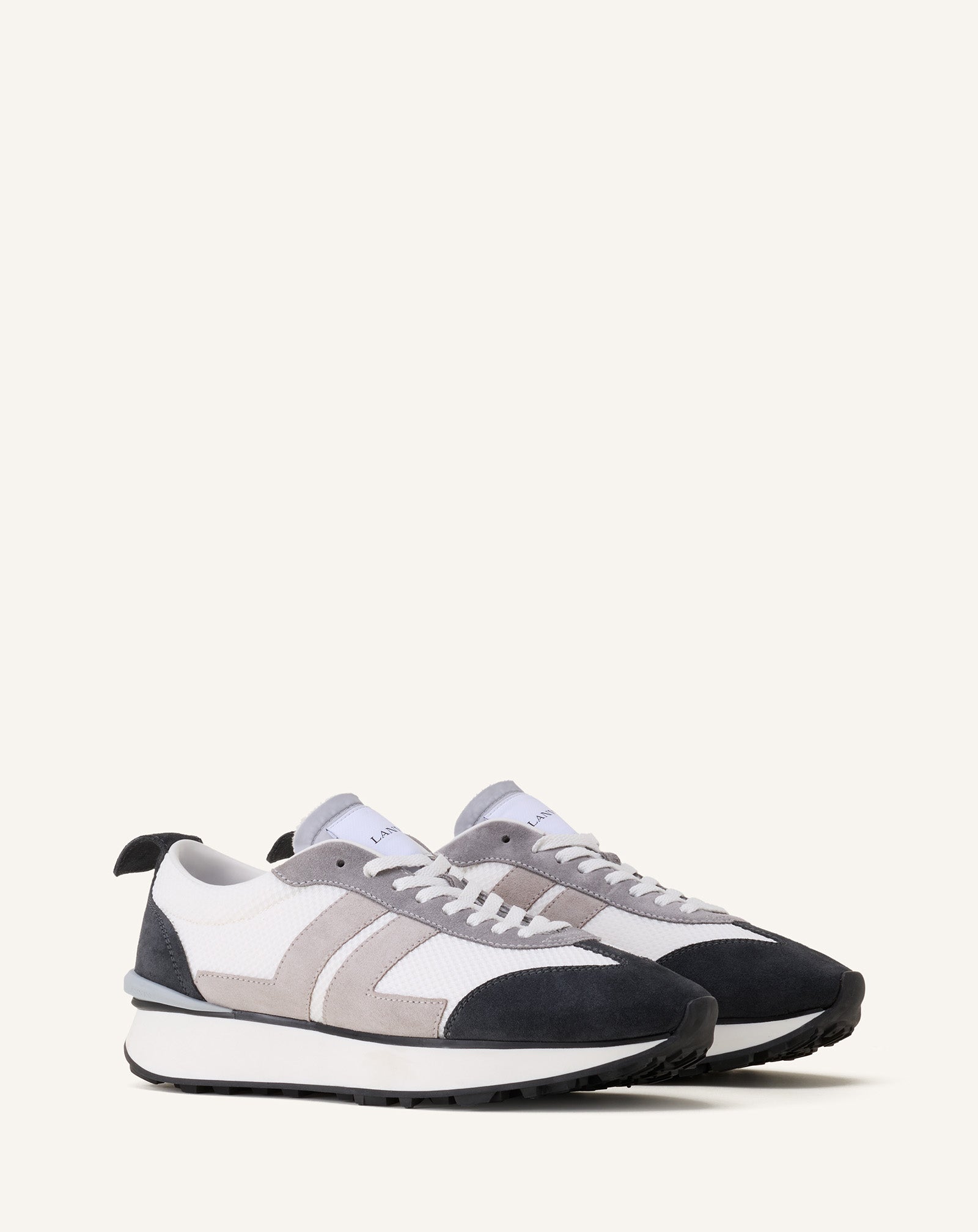 BUMPR SNEAKERS IN MESH AND BRUSHED SUEDE
