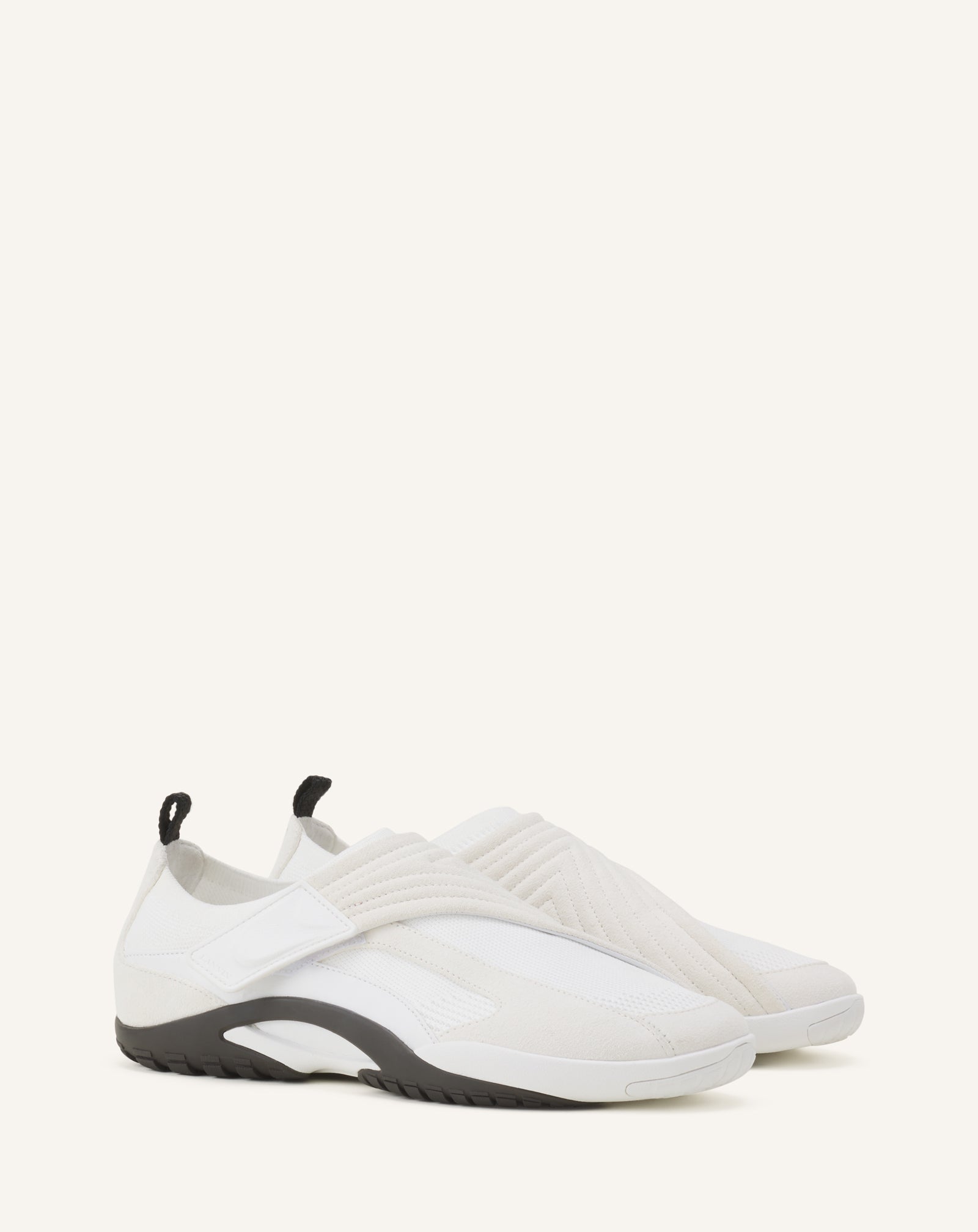 LNV1 KNIT AND SUEDE SNEAKERS