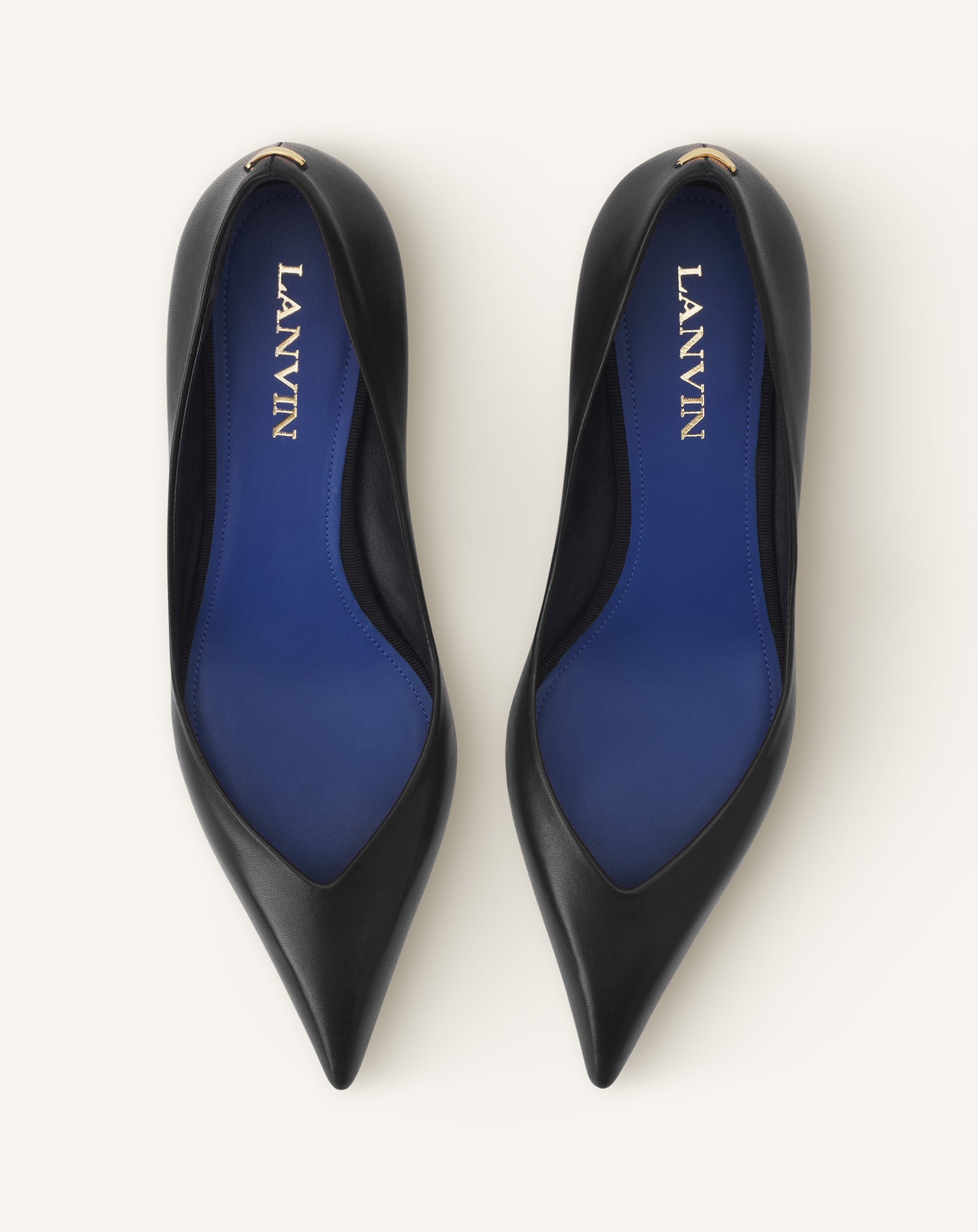 MIDNIGHT STEP PUMP IN LEATHER