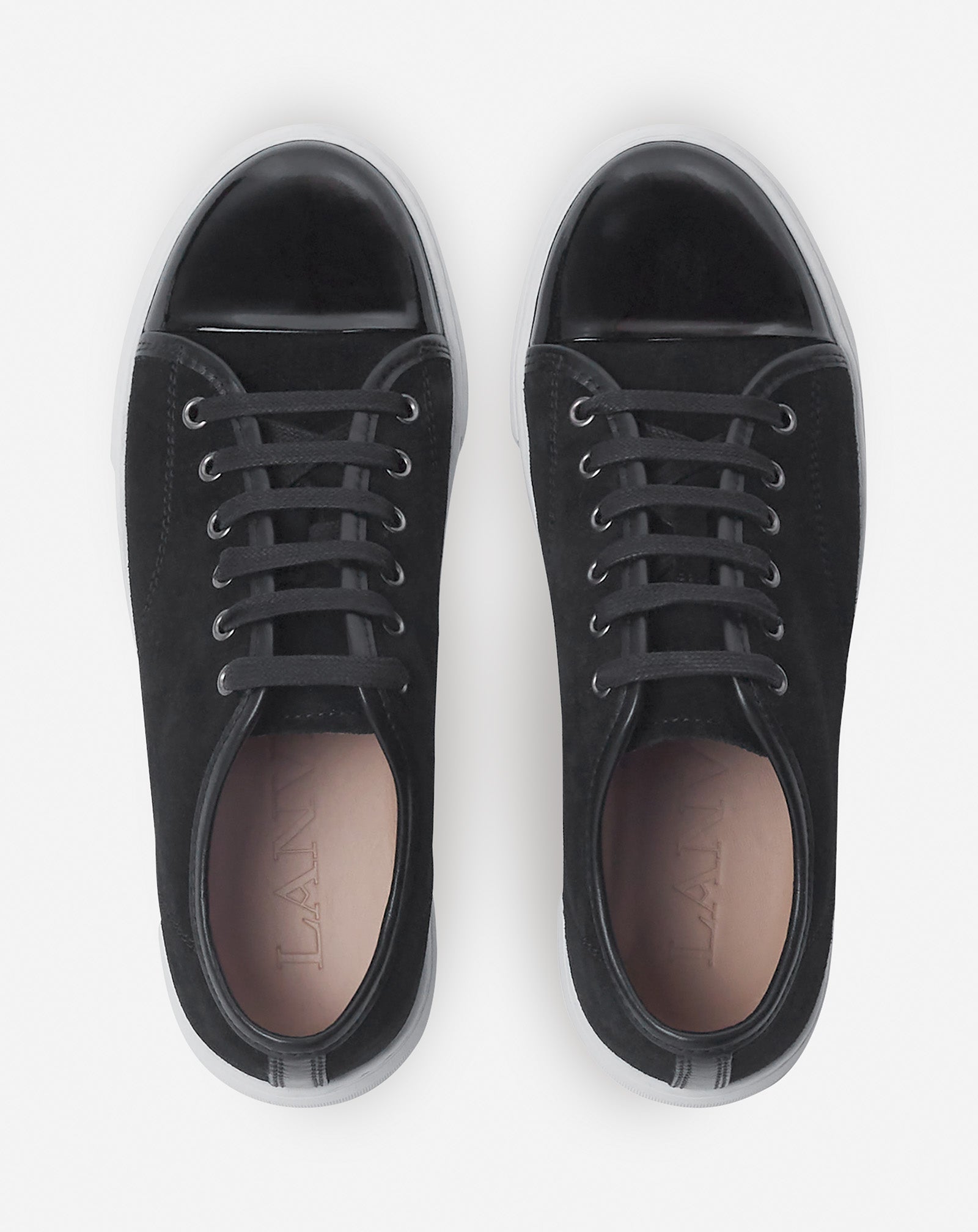 DBB1 SNEAKERS IN SUEDE AND PATENT LEATHER