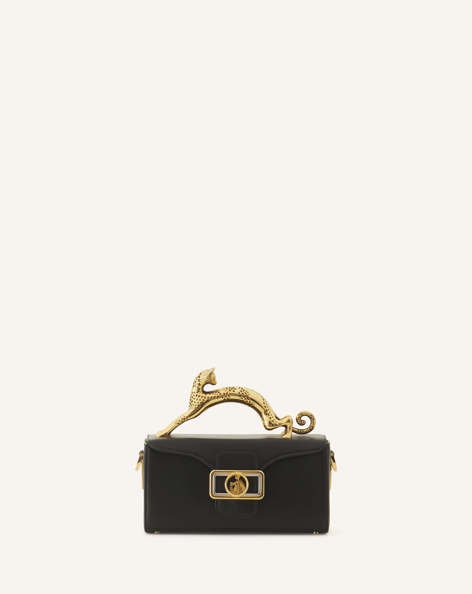 PENCIL CAT NANO BAG IN LEATHER