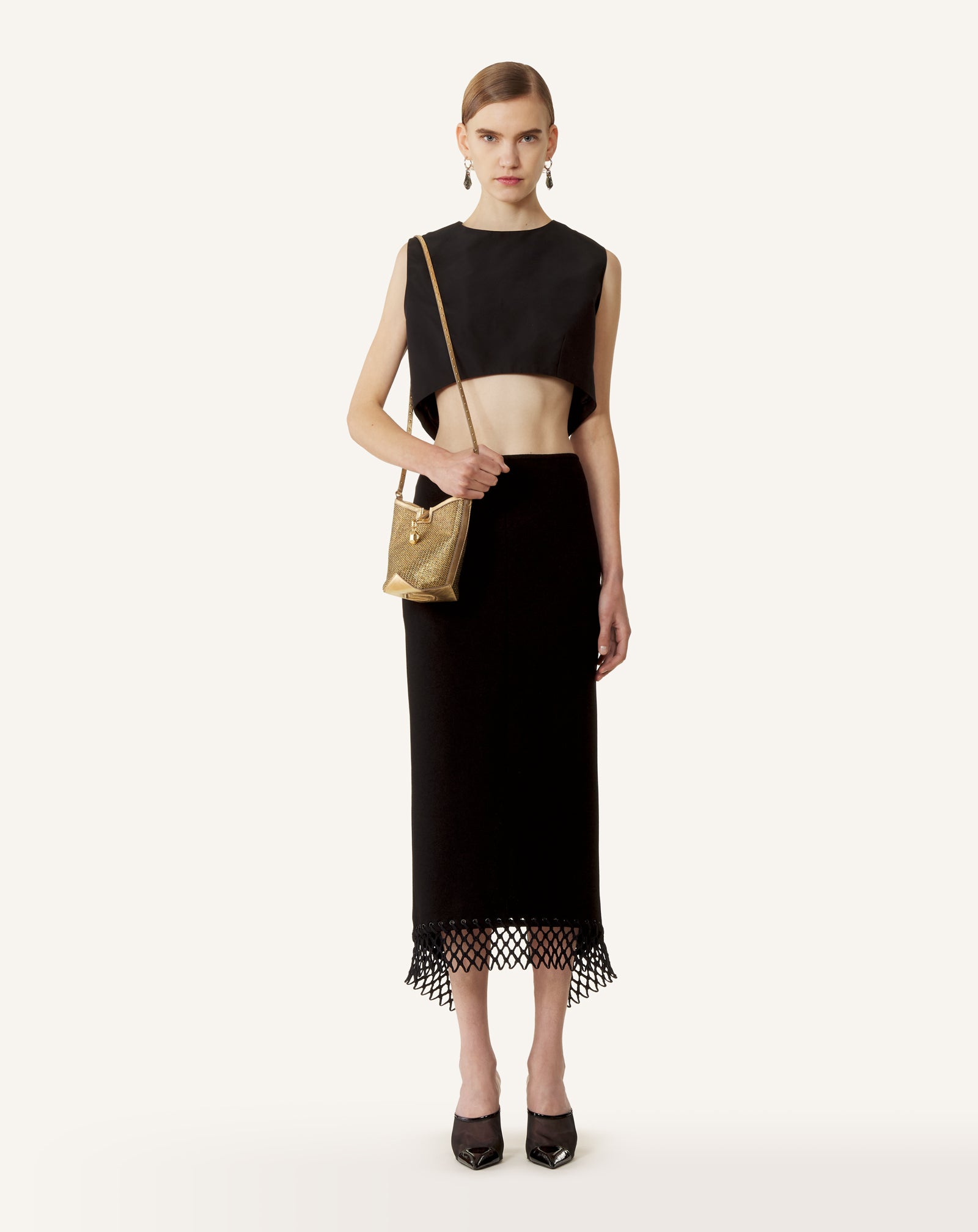 CATCH BY LANVIN BUCKET BAG IN RAFFIA