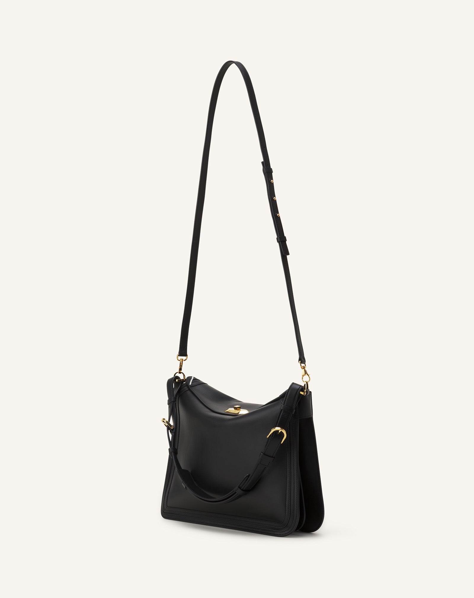COMPAGNON ASYMMETRICAL BAG IN LEATHER