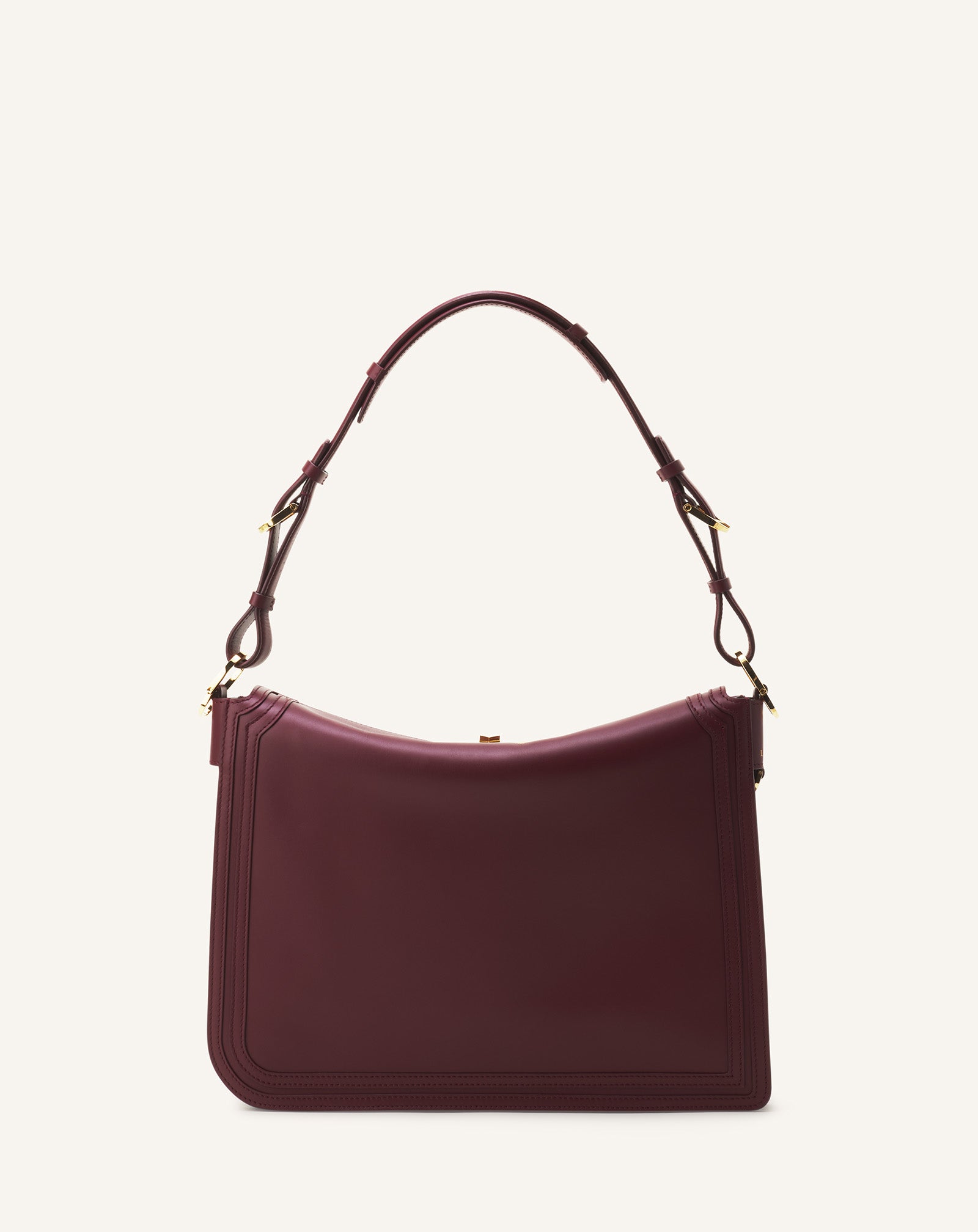 COMPAGNON ASYMMETRICAL BAG IN LEATHER