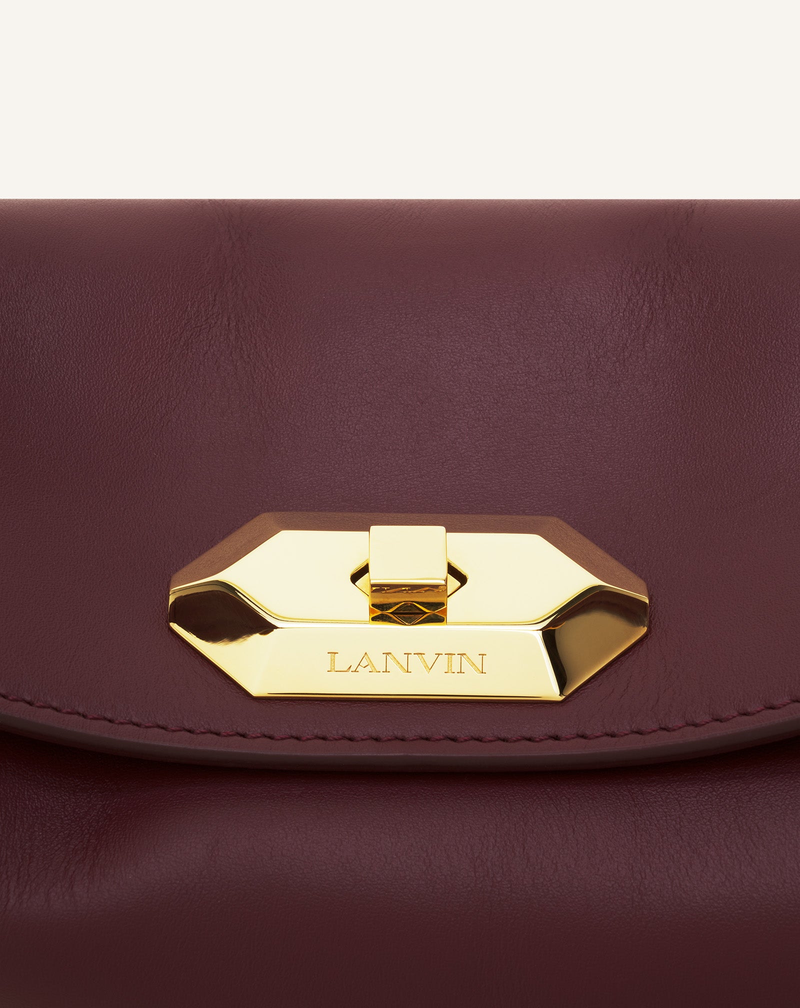 COMPAGNON ASYMMETRICAL BAG IN LEATHER