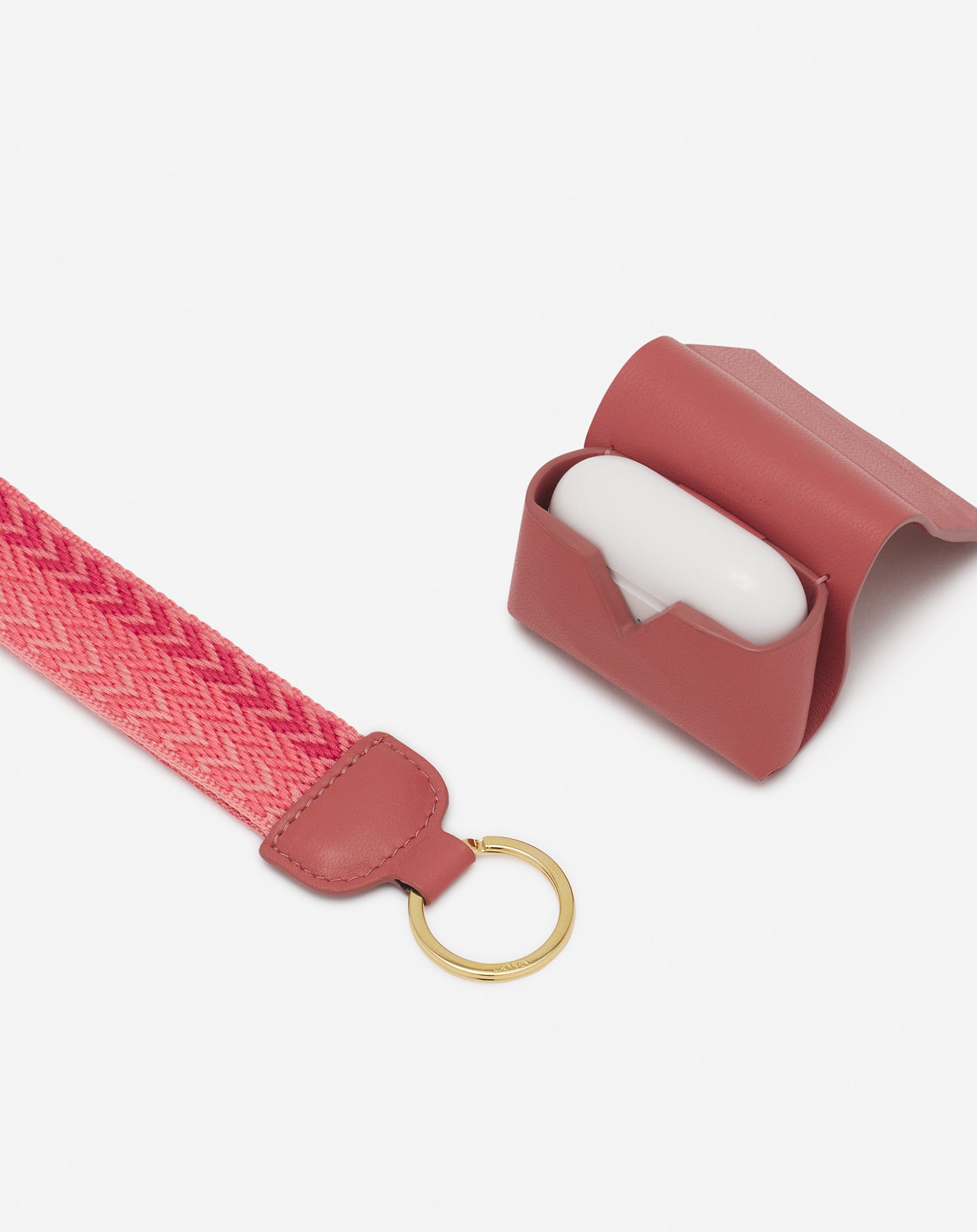 LANVIN SIGNATURE LEATHER CASE FOR AIRPODS PRO