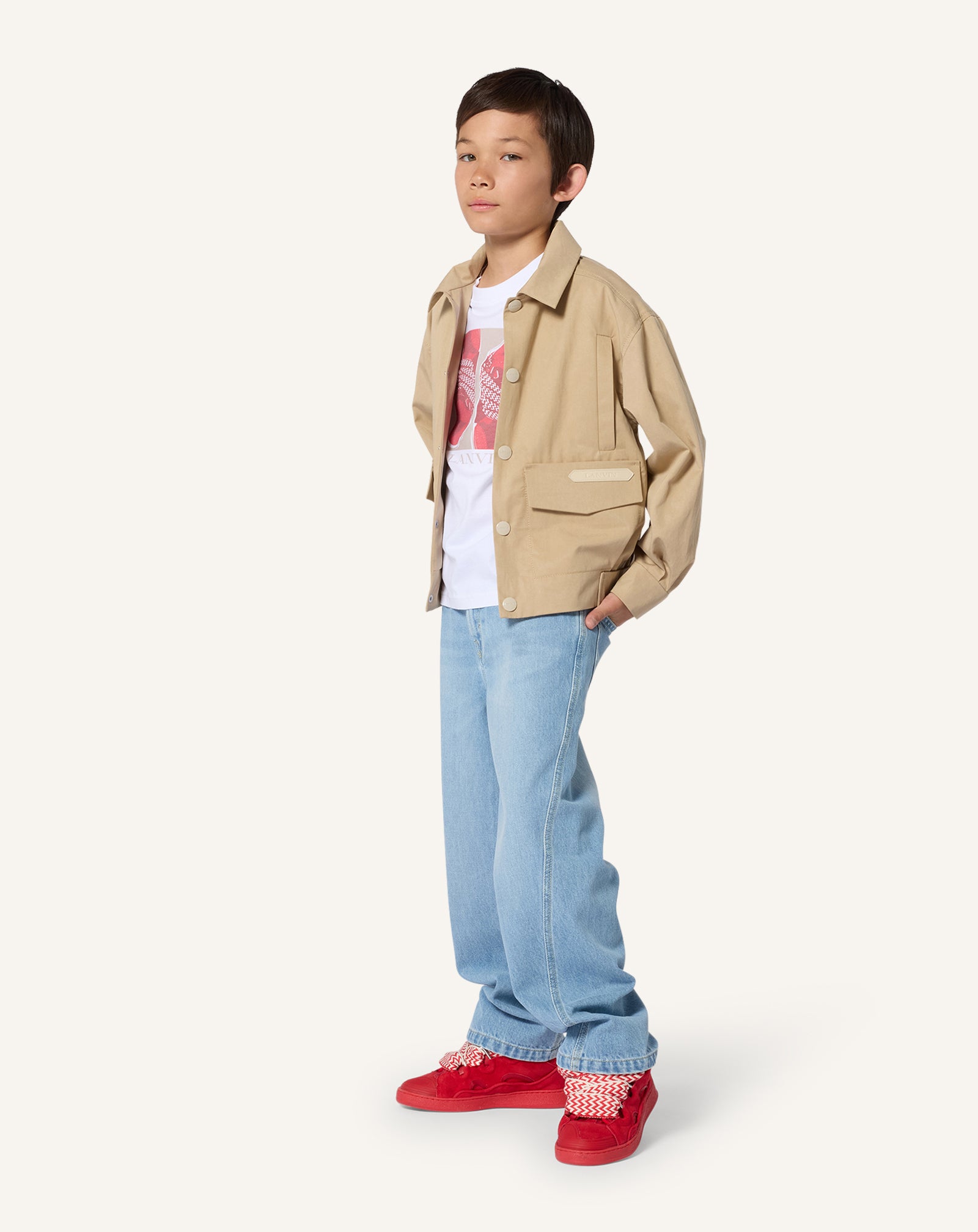 DENIM TROUSERS