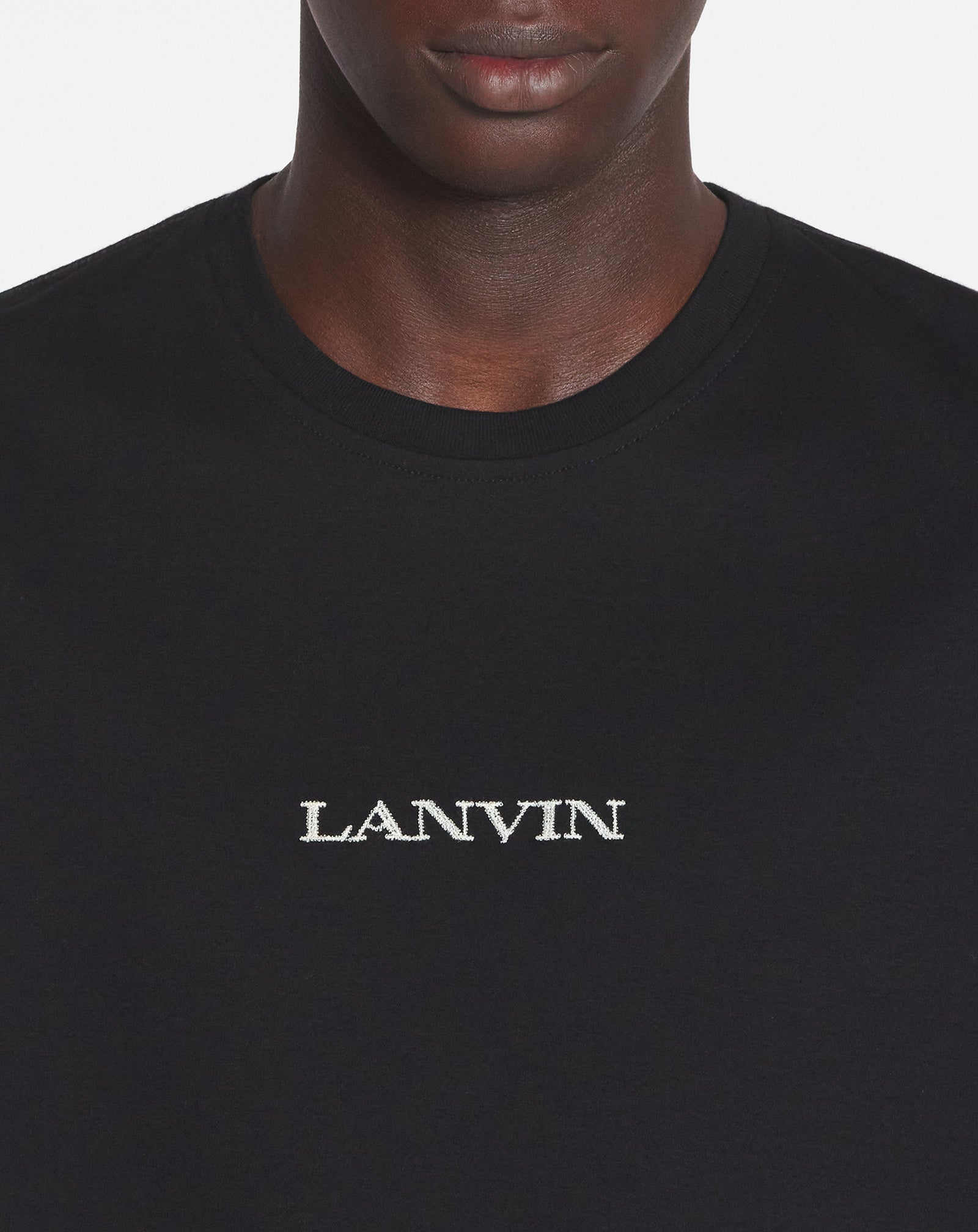LANVIN EMBROIDERED T-SHIRT