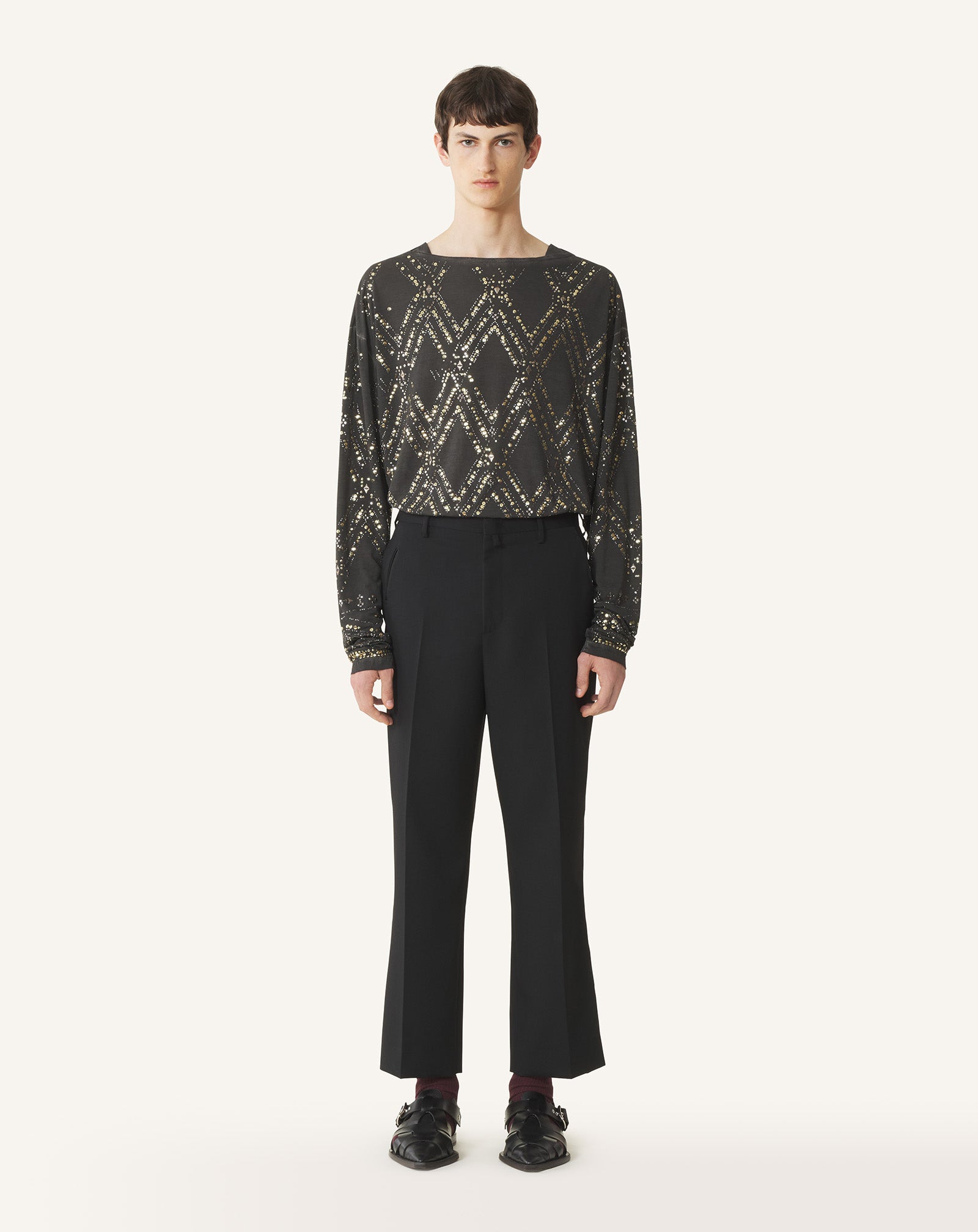 SEQUIN AND BEAD TOP
