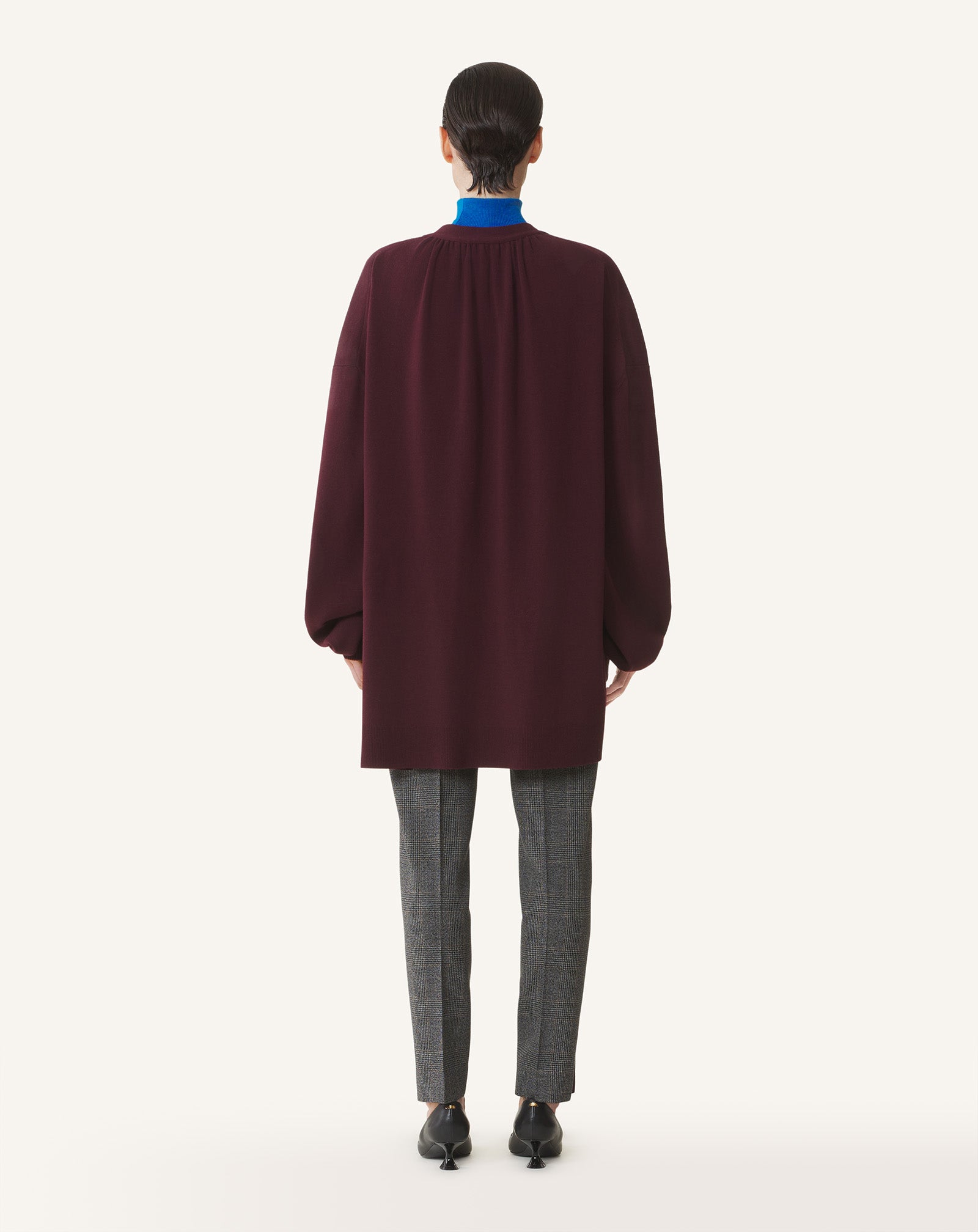 WOOL AND CASHMERE OVERSIZED CARDIGAN