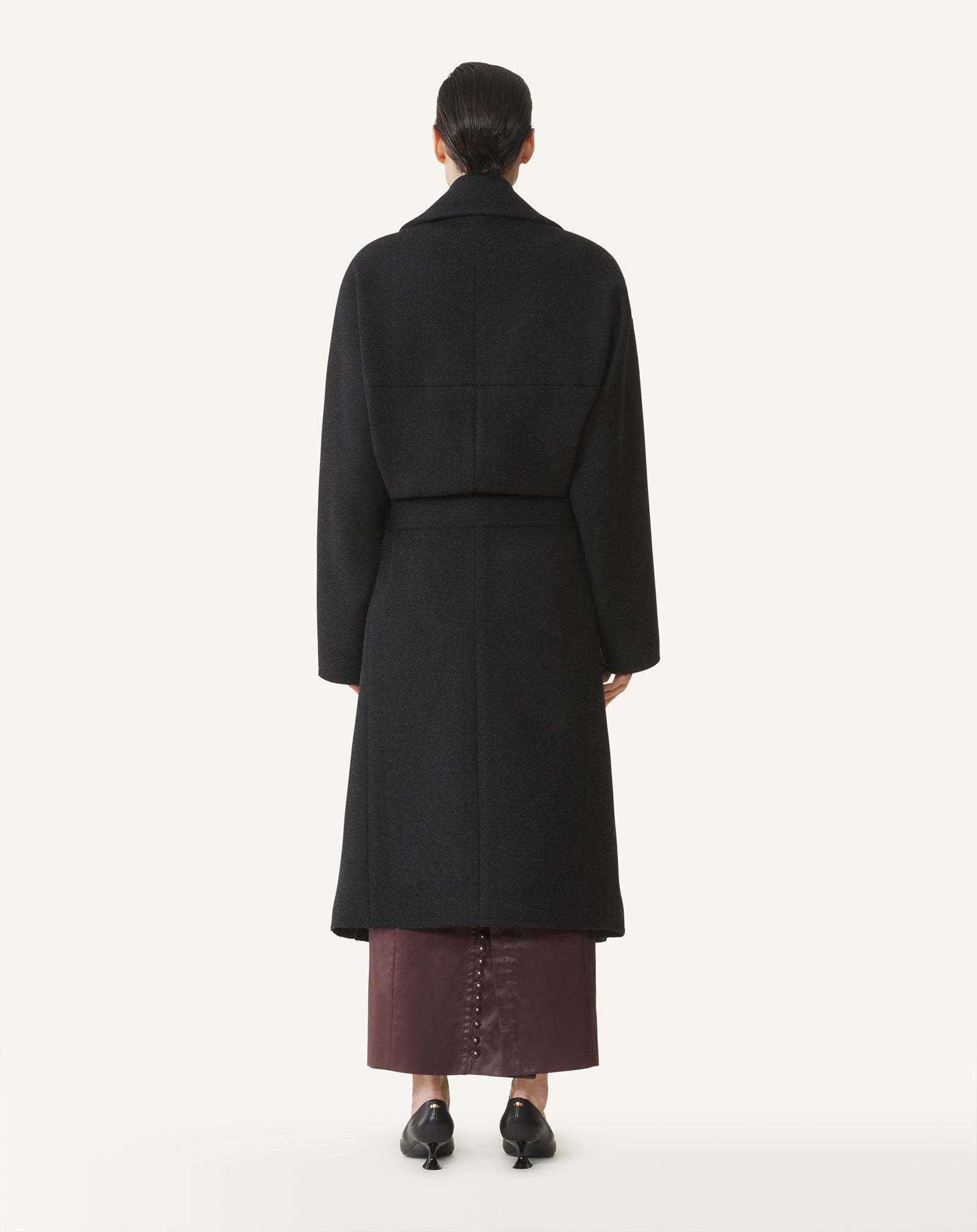 LONG WOOL PEACOAT