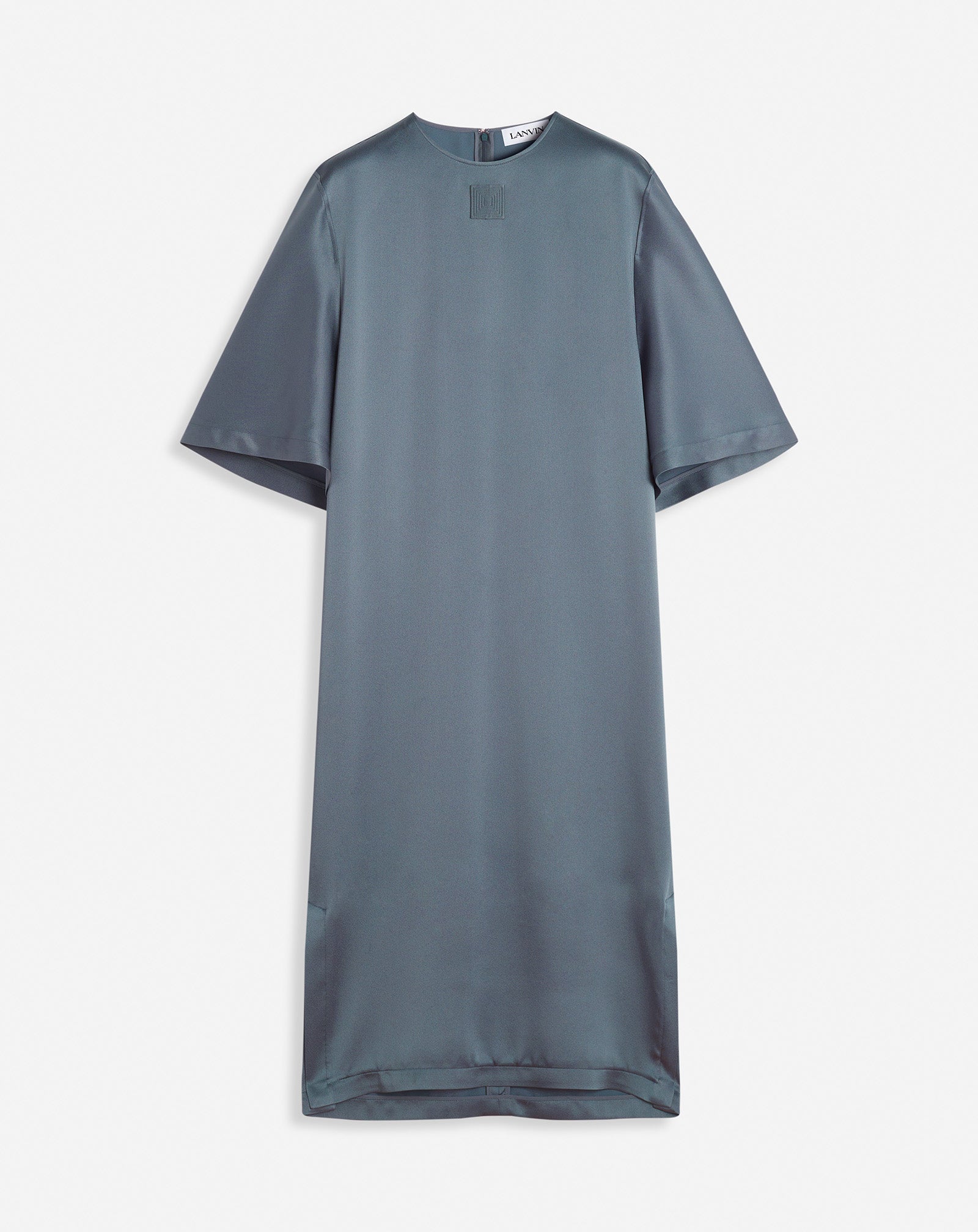 SATIN T-SHIRT DRESS