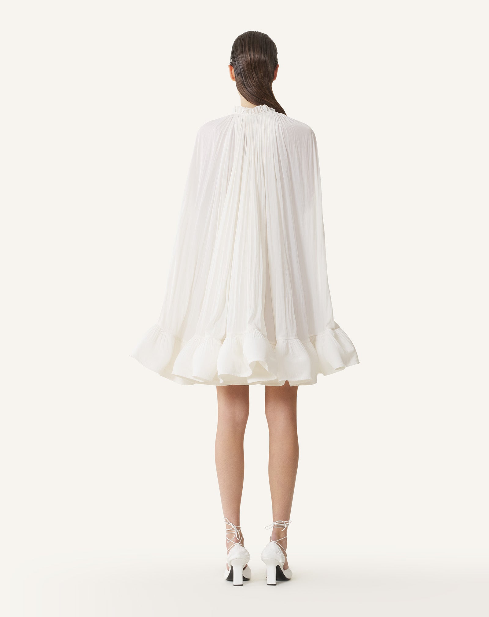 SHORT CHARMEUSE DRESS