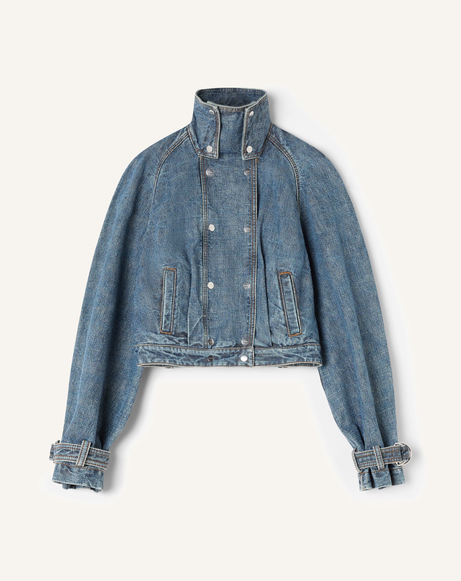 BLUE SHORT DENIM JACKET