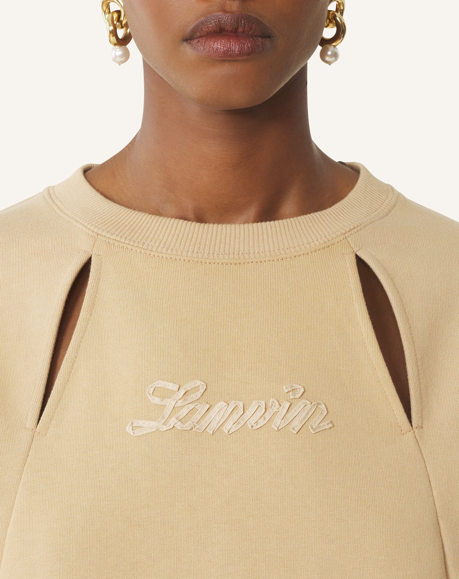LANVIN RIBBON SWEATSHIRT