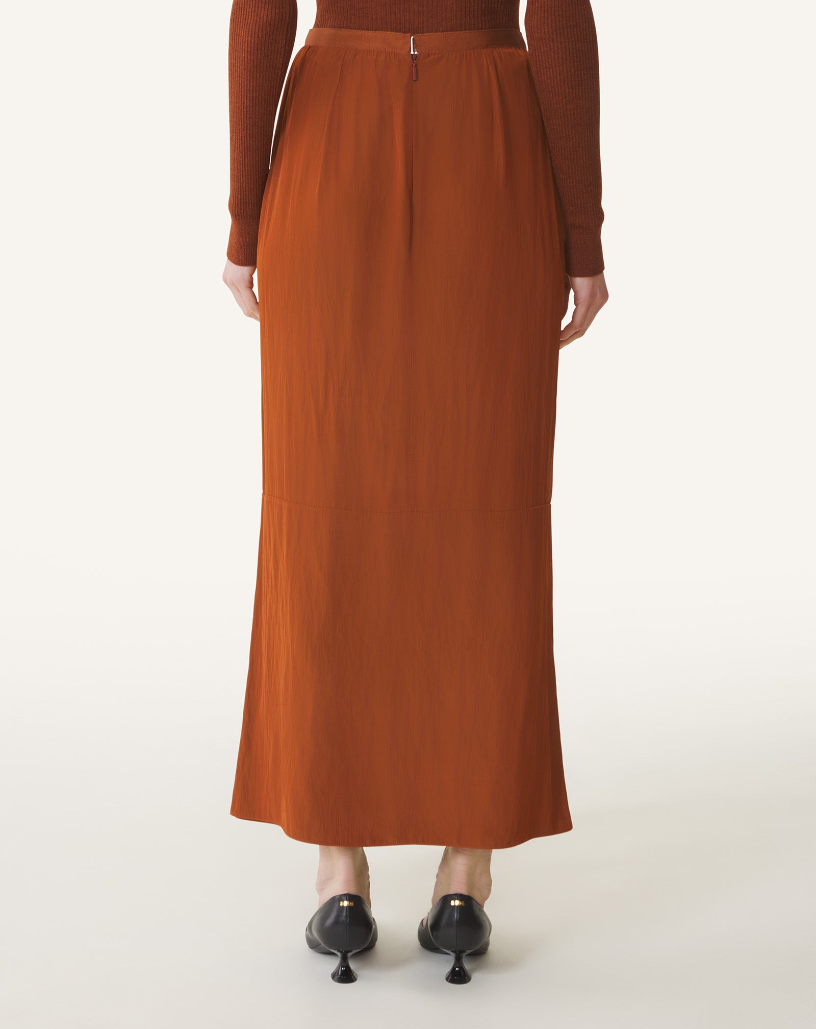 MIDI SKIRT IN CHARMEUSE