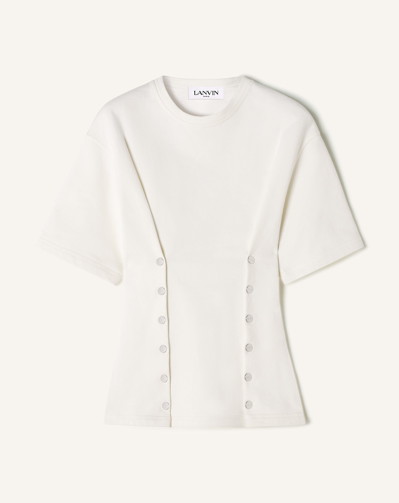 COTTON FLEECE T-SHIRT