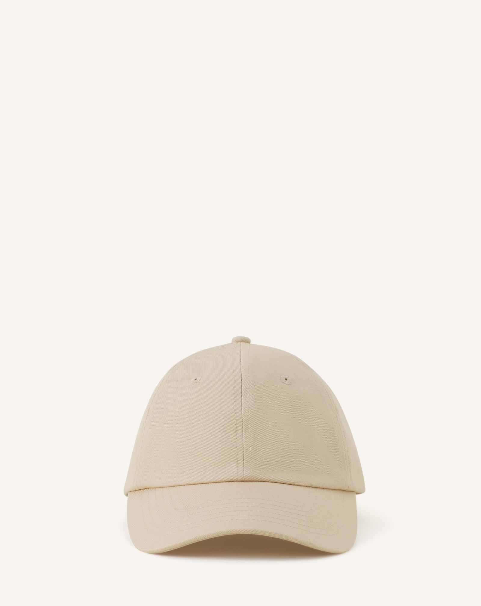 WHITE LANVIN LABEL COTTON CAP