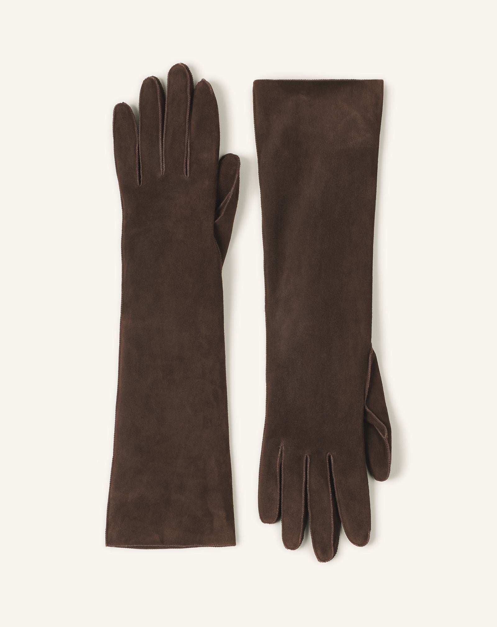 LONG SLIM SUEDE GLOVES