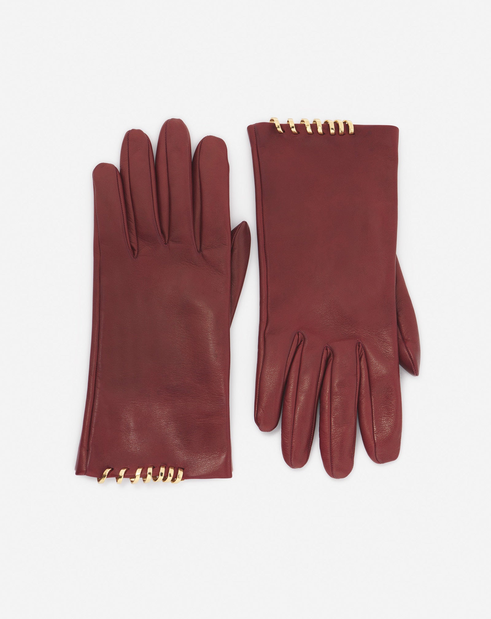 MELODIE BY LANVIN LEATHER GLOVES