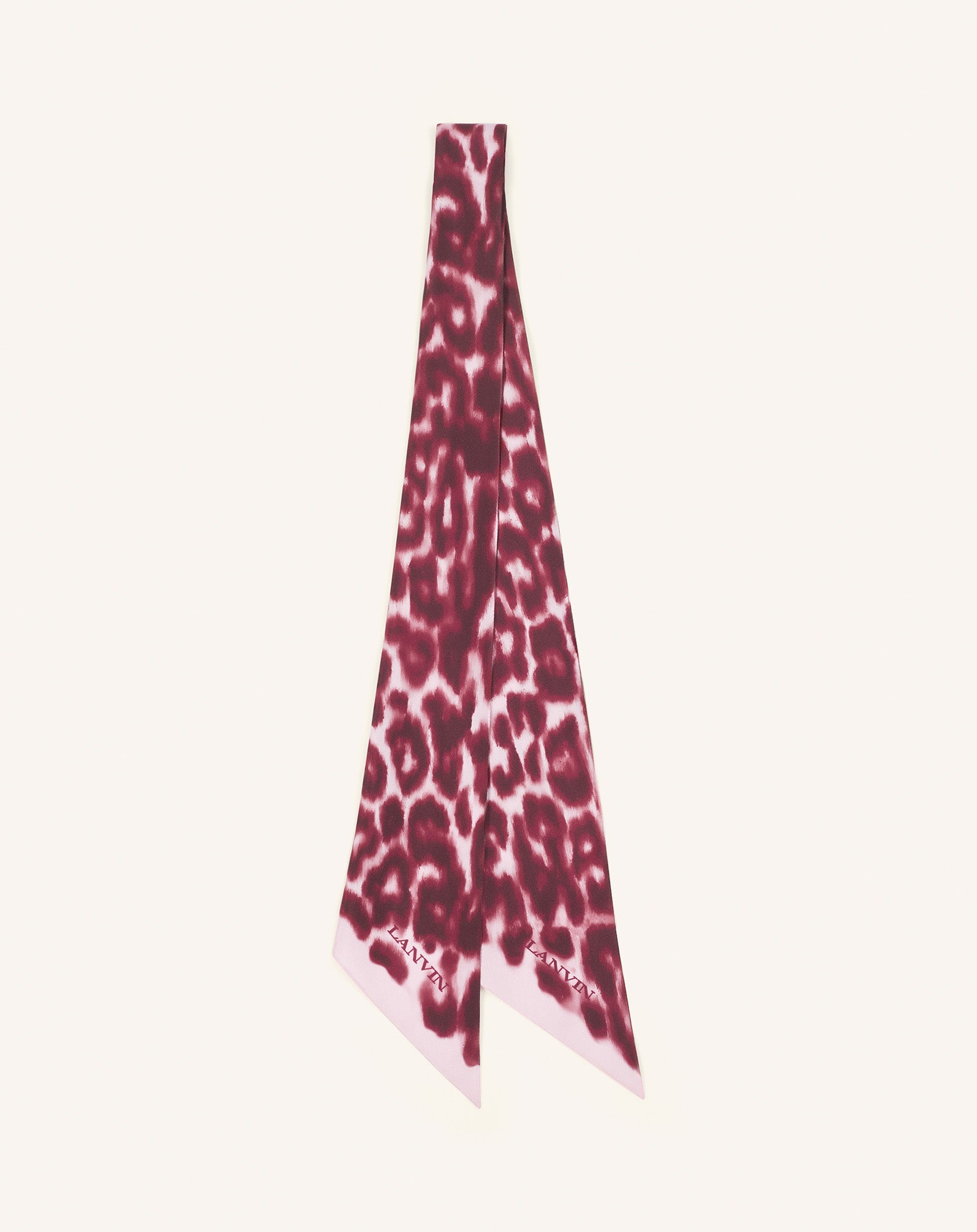 LEOPARD PRINT SILK TWILLY