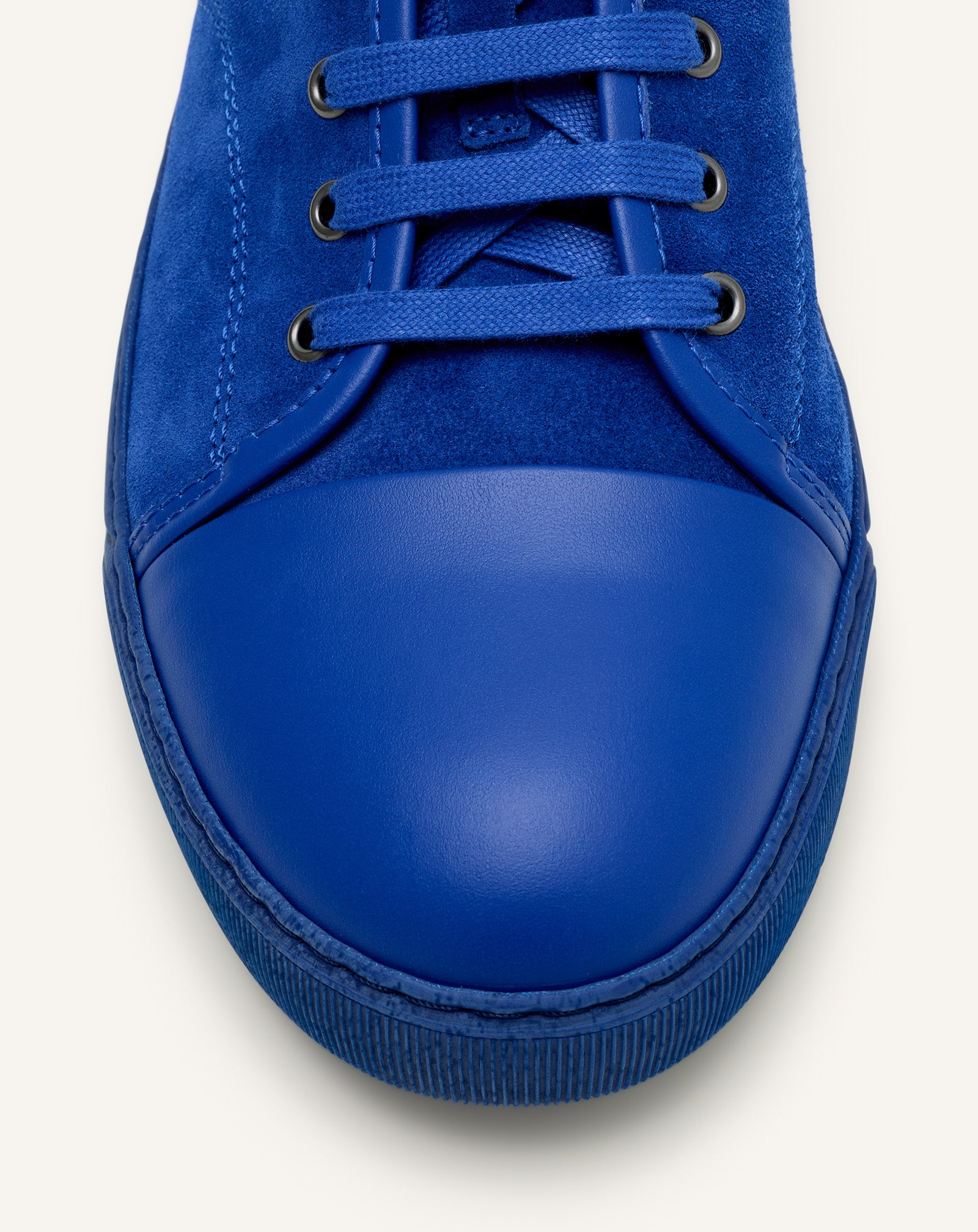 BLUE DBB1 LEATHER AND SUEDE SNEAKERS