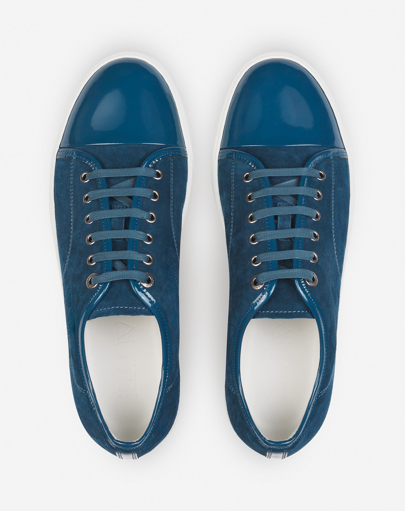 DBB1 SNEAKERS IN SUEDE AND PATENT LEATHER