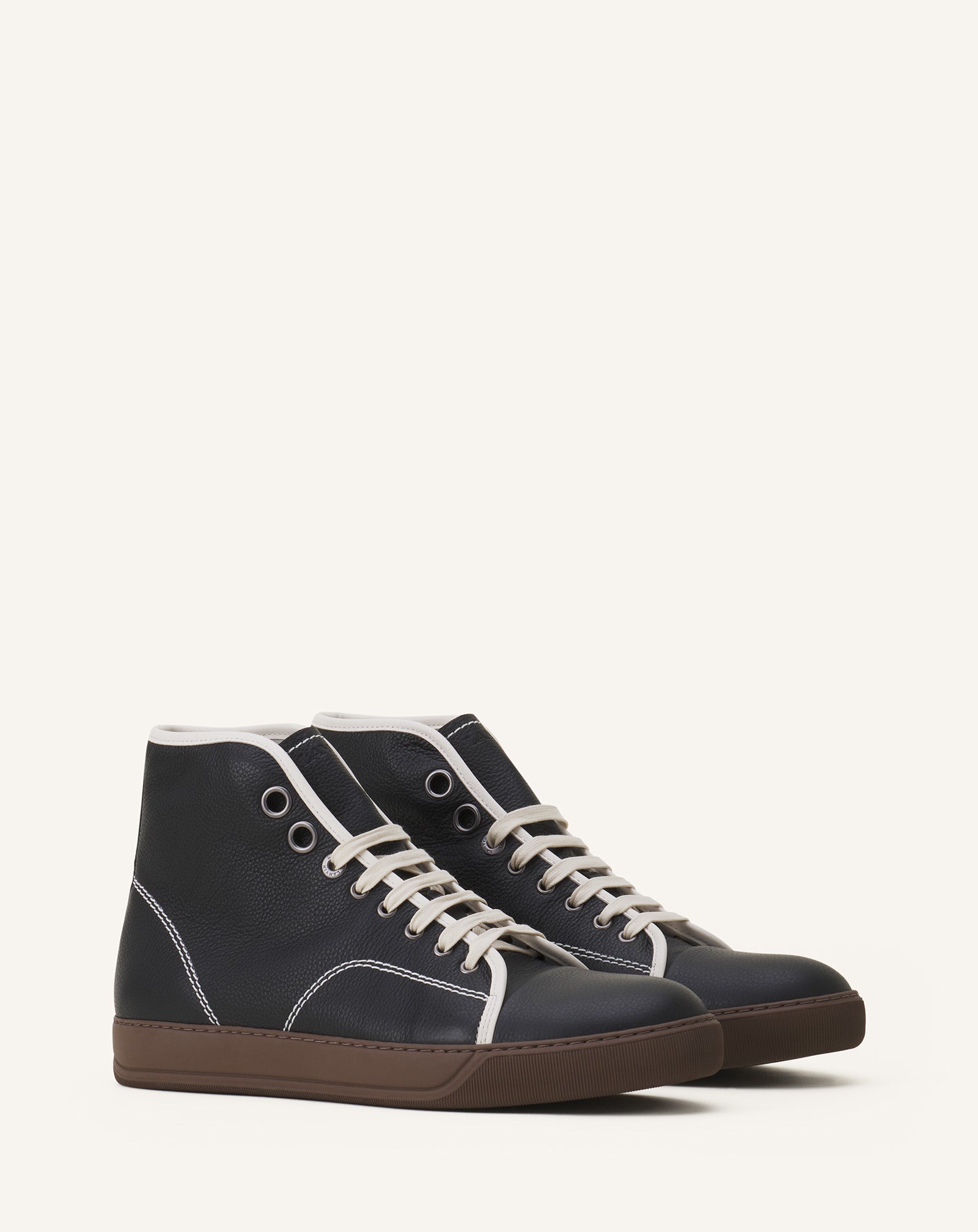 DBB1 HIGH-TOP LEATHER SNEAKERS