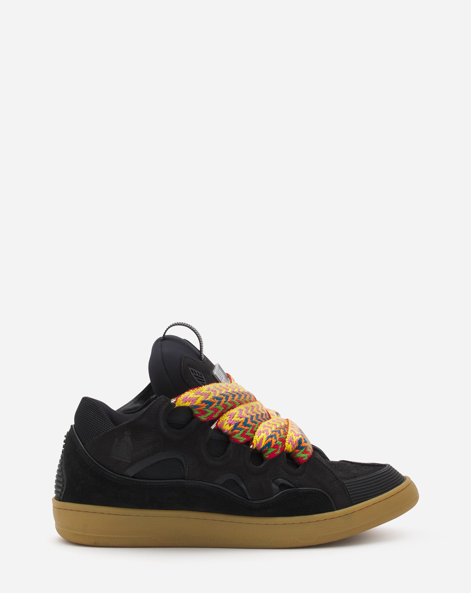 LEATHER CURB SNEAKERS