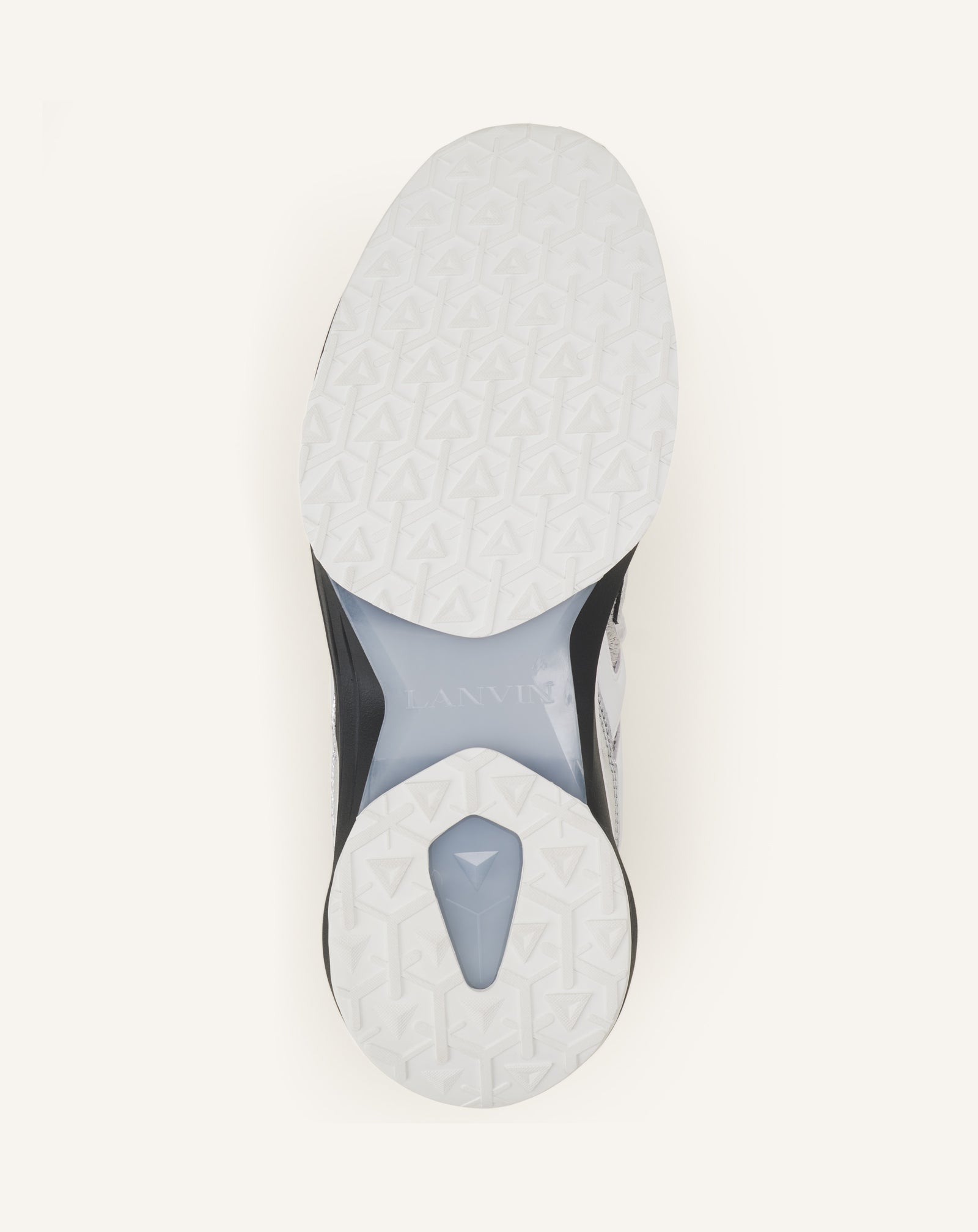 SILVER JLA SNEAKERS IN CRINKLED METALLIC LEATHER