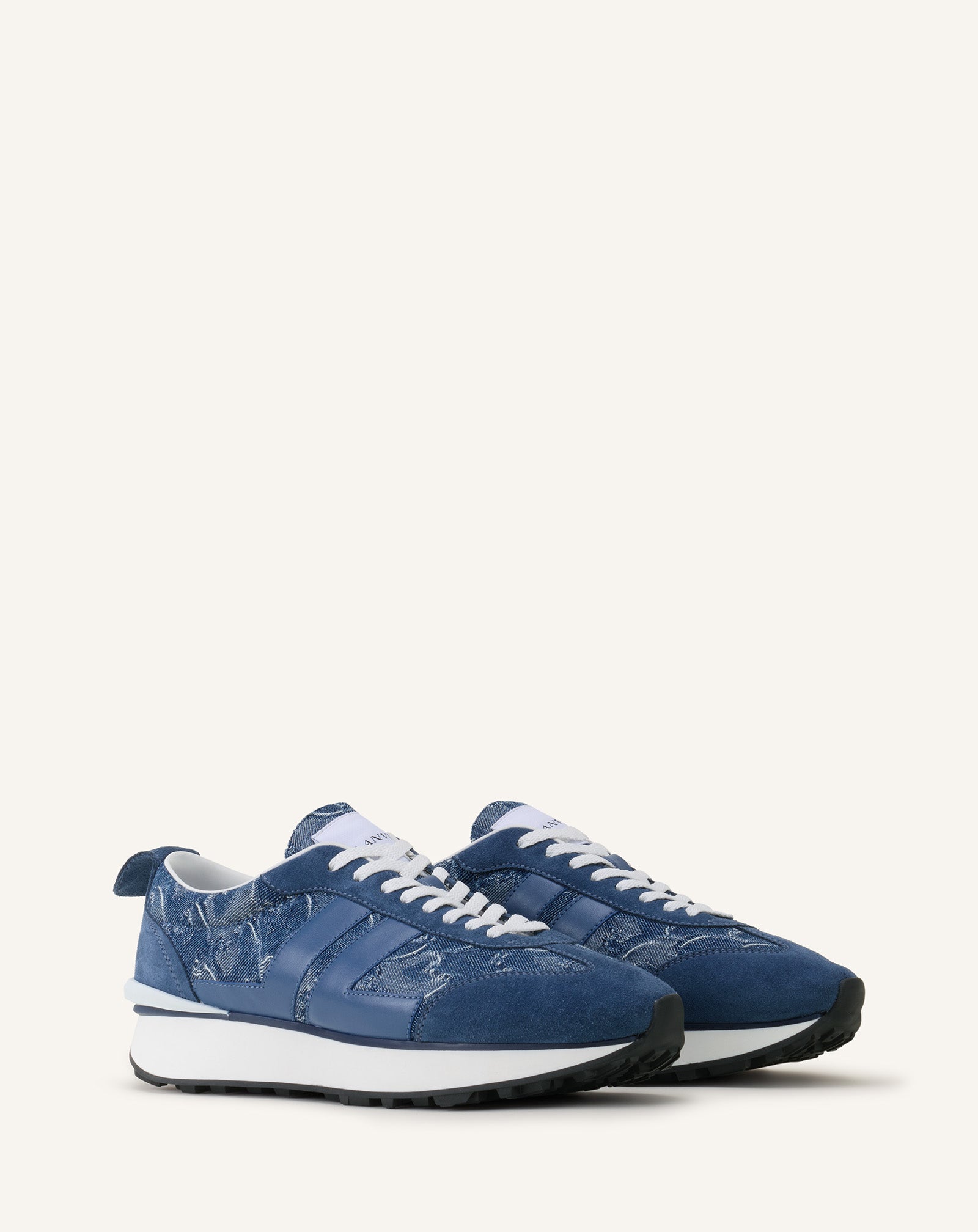 BLUE LUNAR YEAR BUMPR SNEAKERS IN DENIM