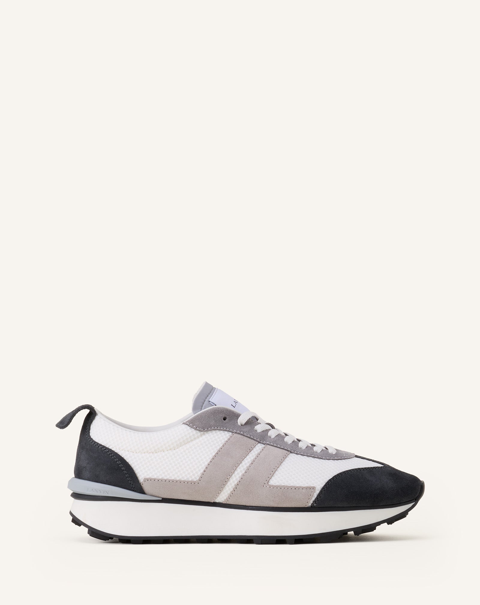 BUMPR SNEAKERS IN MESH AND BRUSHED SUEDE