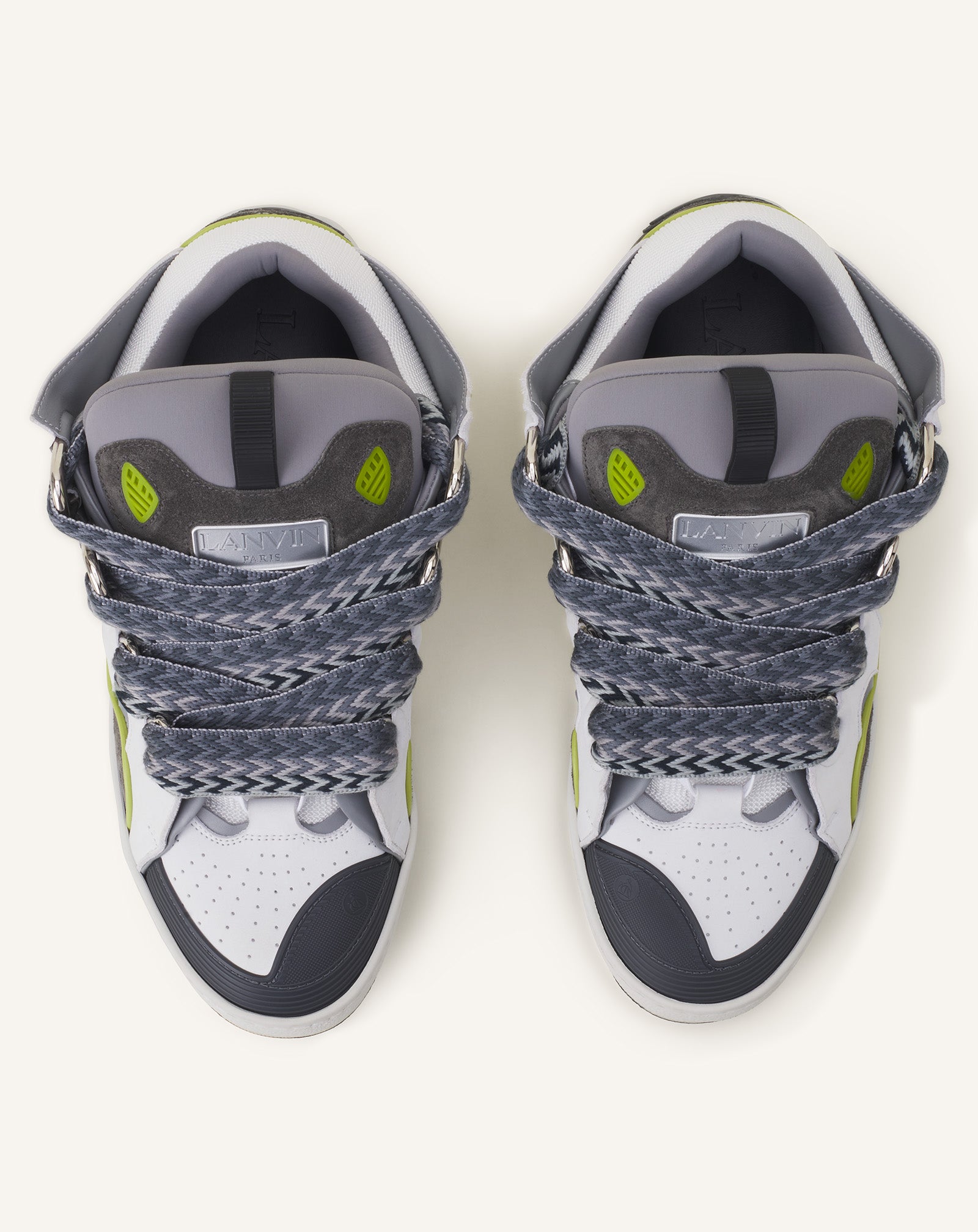 CURB LEATHER SNEAKERS