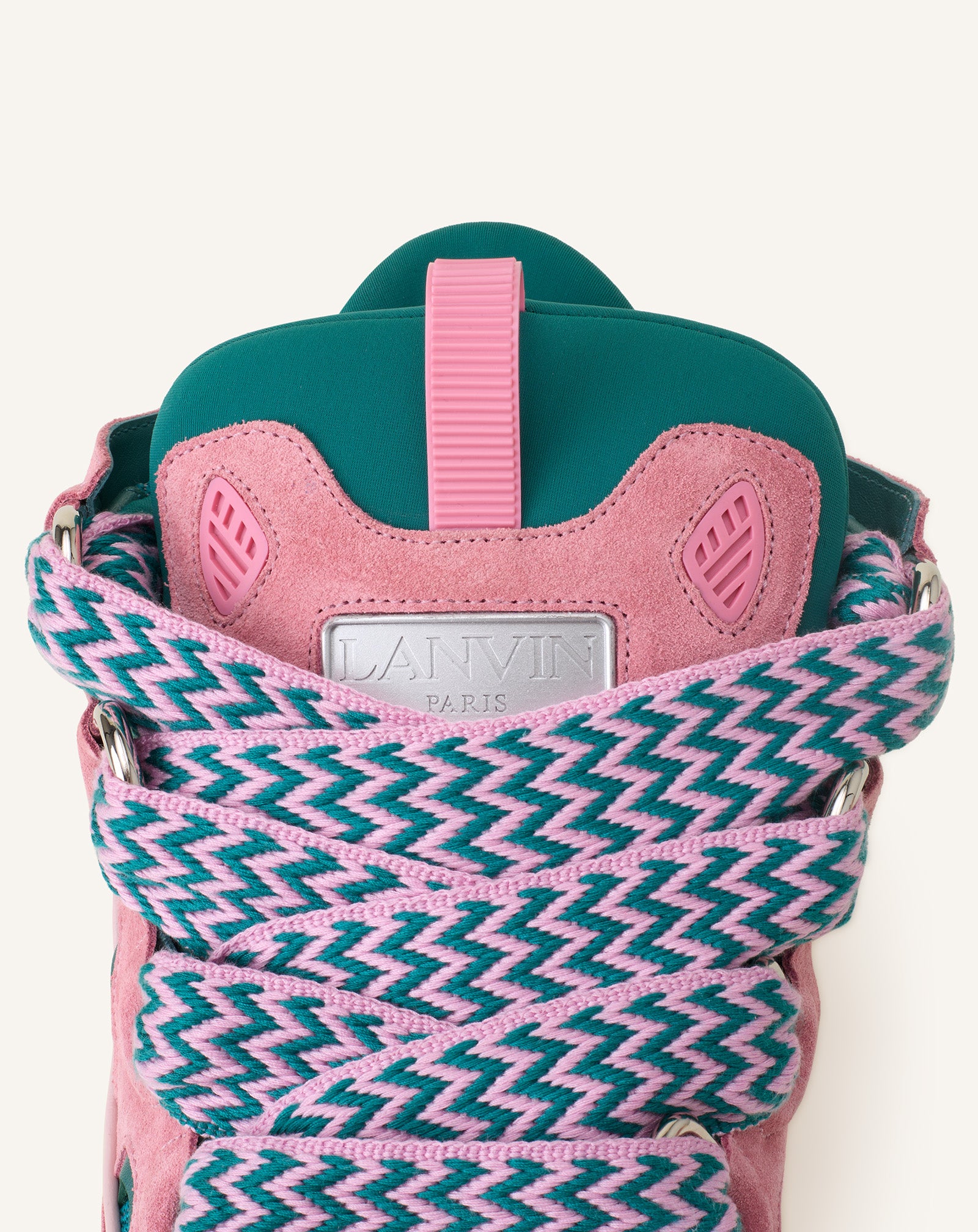 GREEN CURB SNEAKERS IN LEATHER