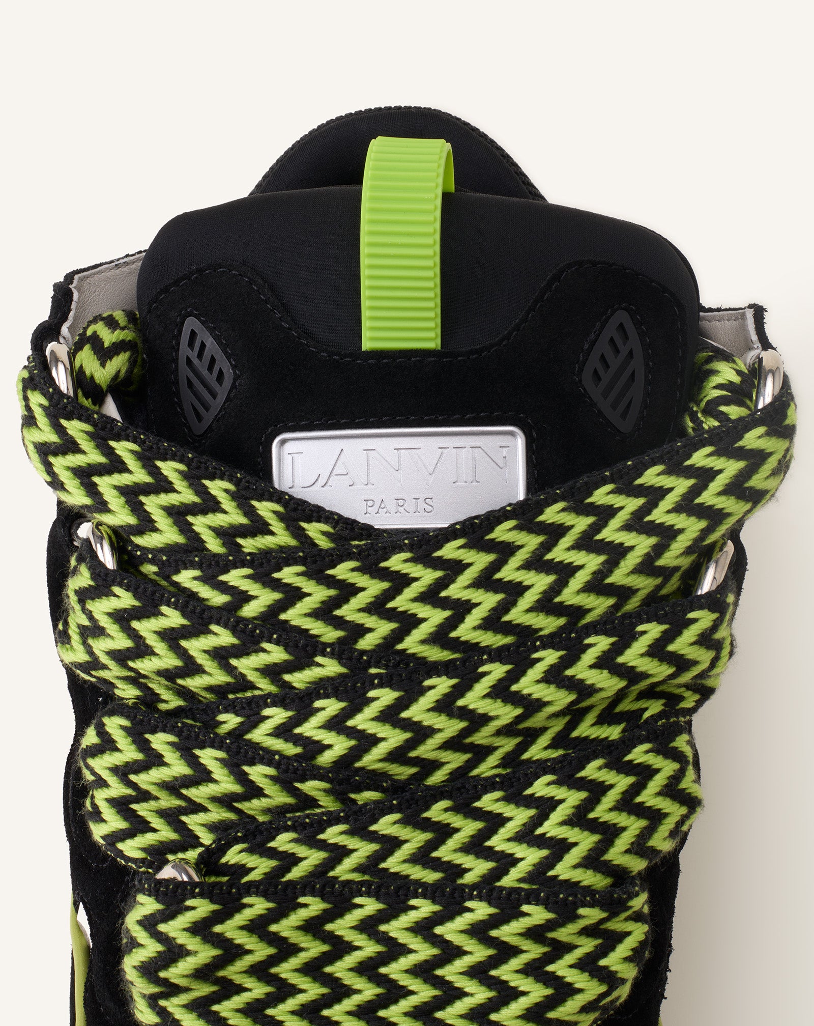 GREEN CURB SNEAKERS IN LEATHER