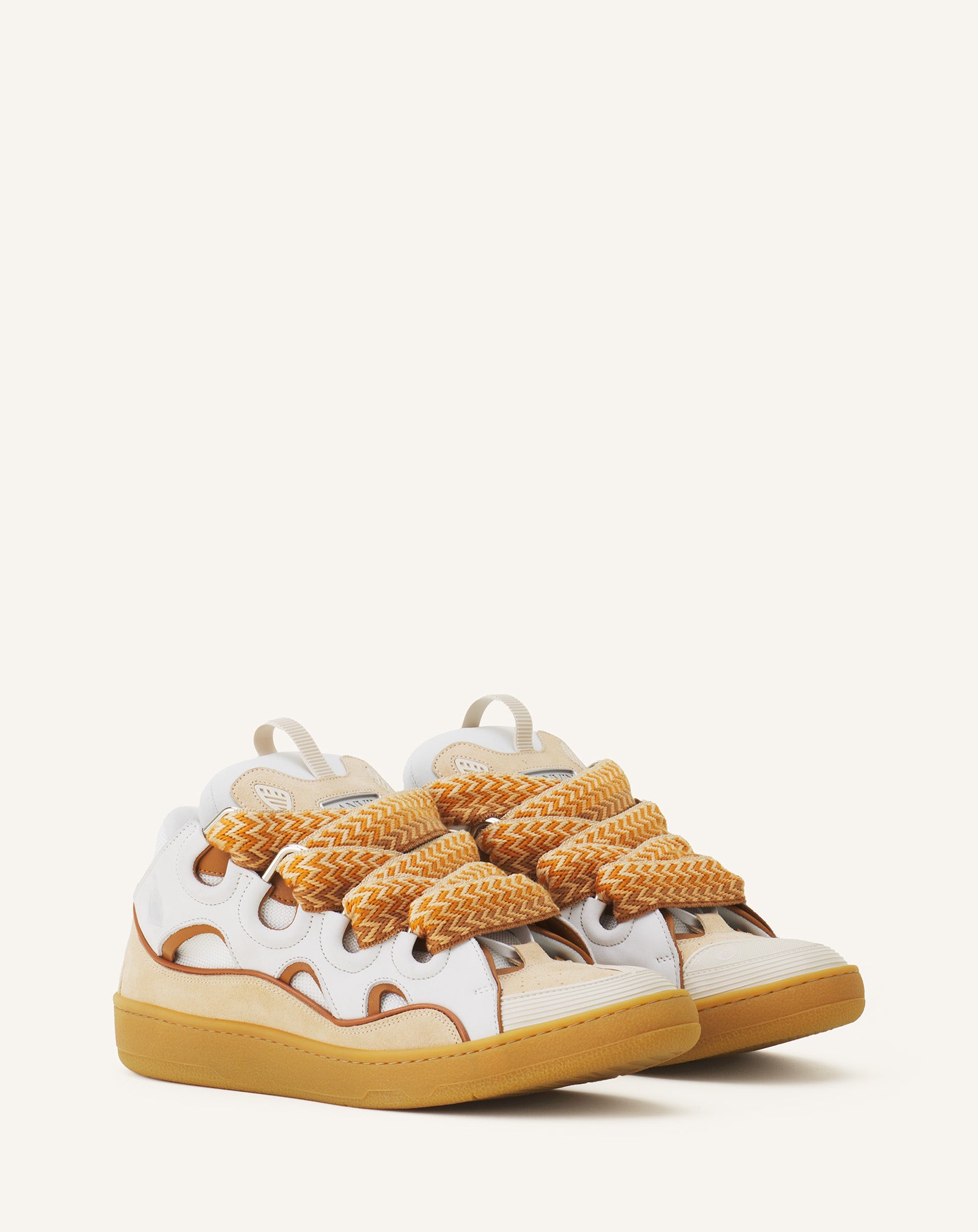 CURB LEATHER SNEAKERS