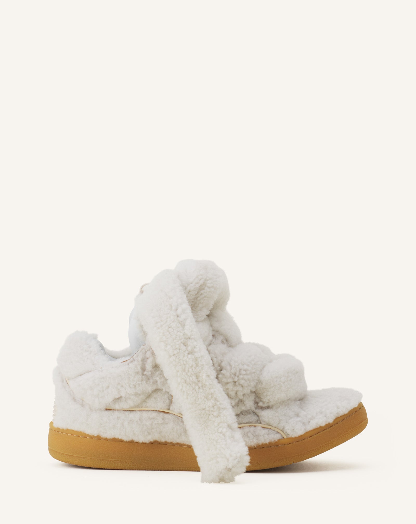 CURB SNEAKERS IN SHEARLING