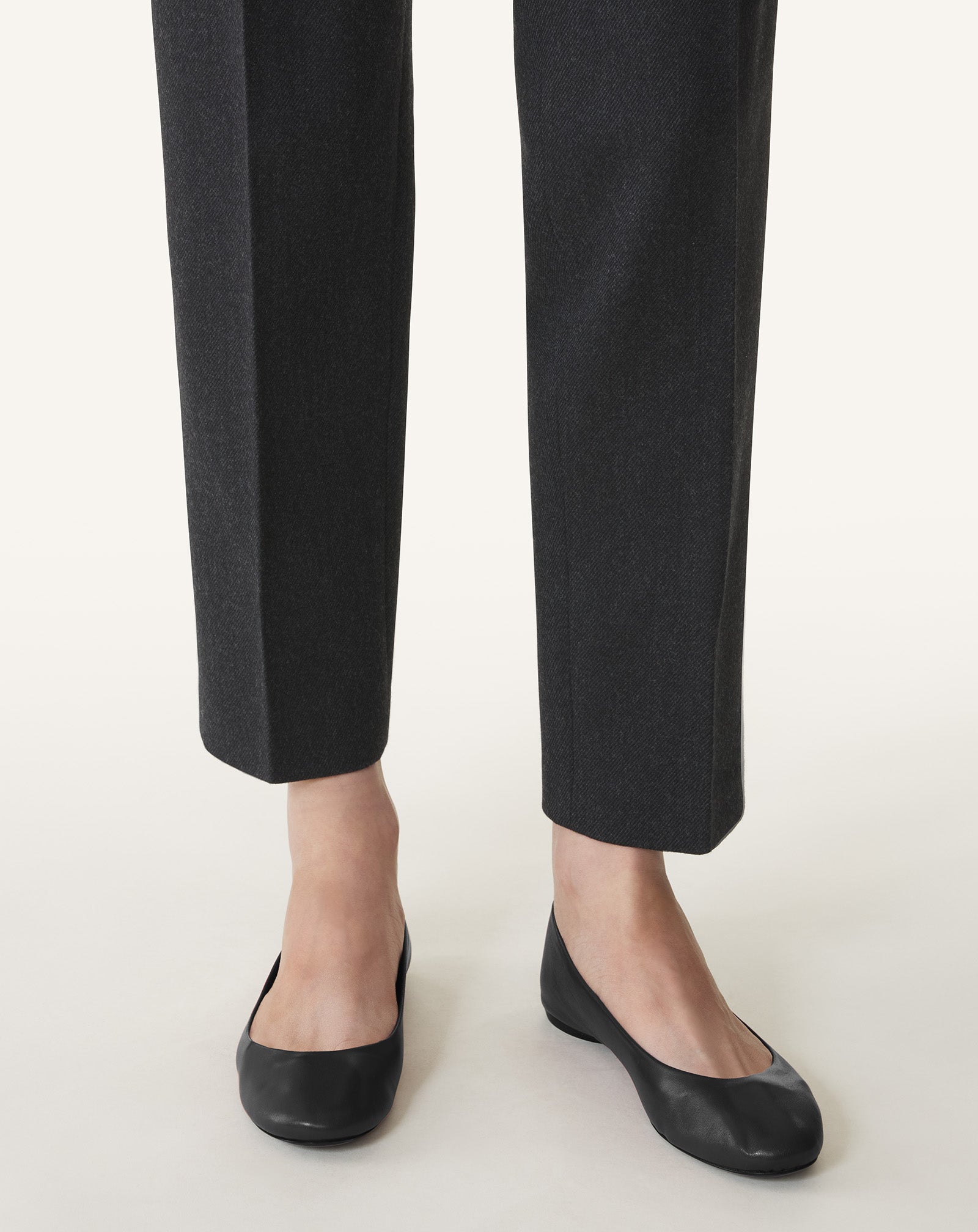 THE BALLERINA FLAT IN LEATHER