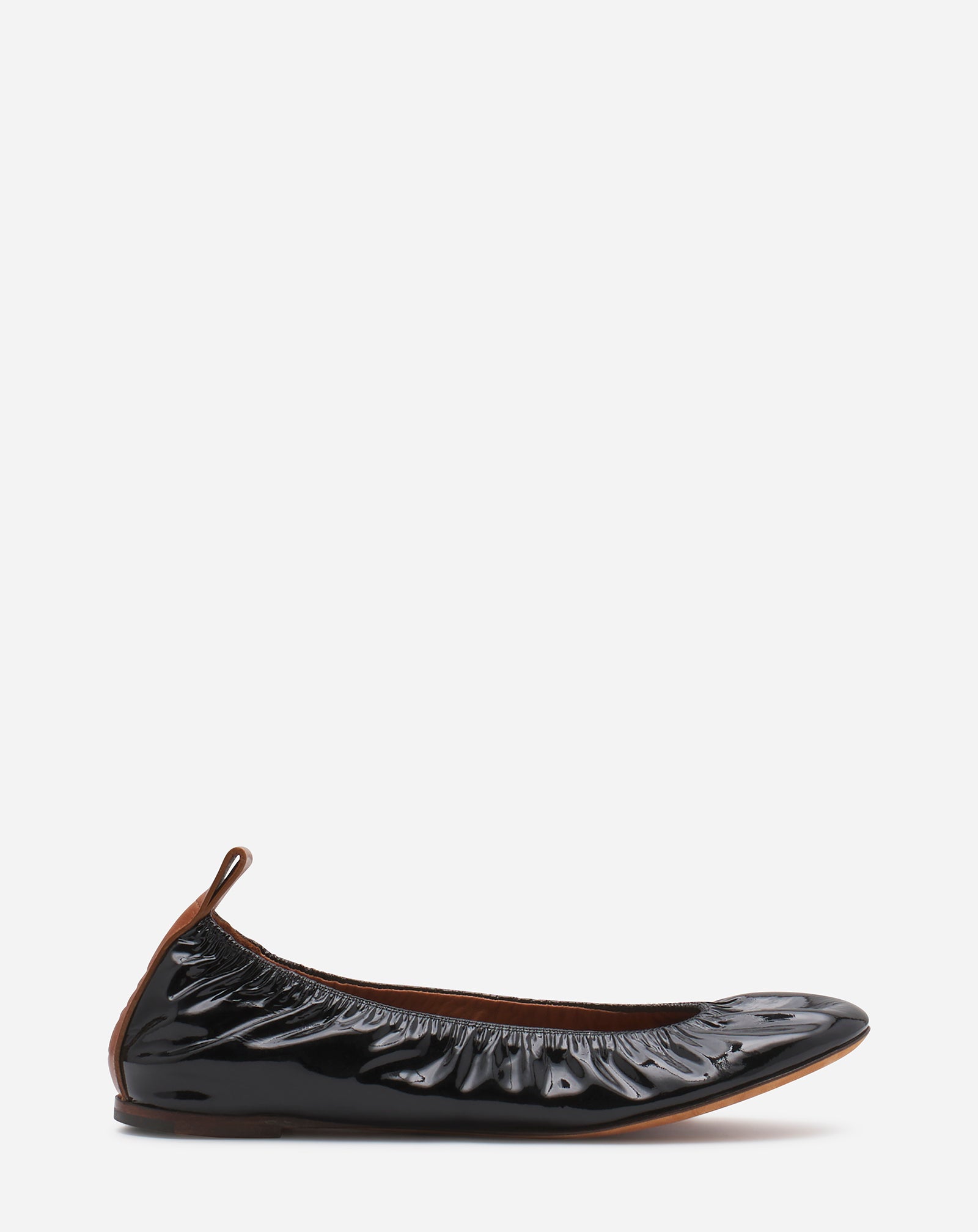 THE BALLERINA FLAT IN PATENT LEATHER