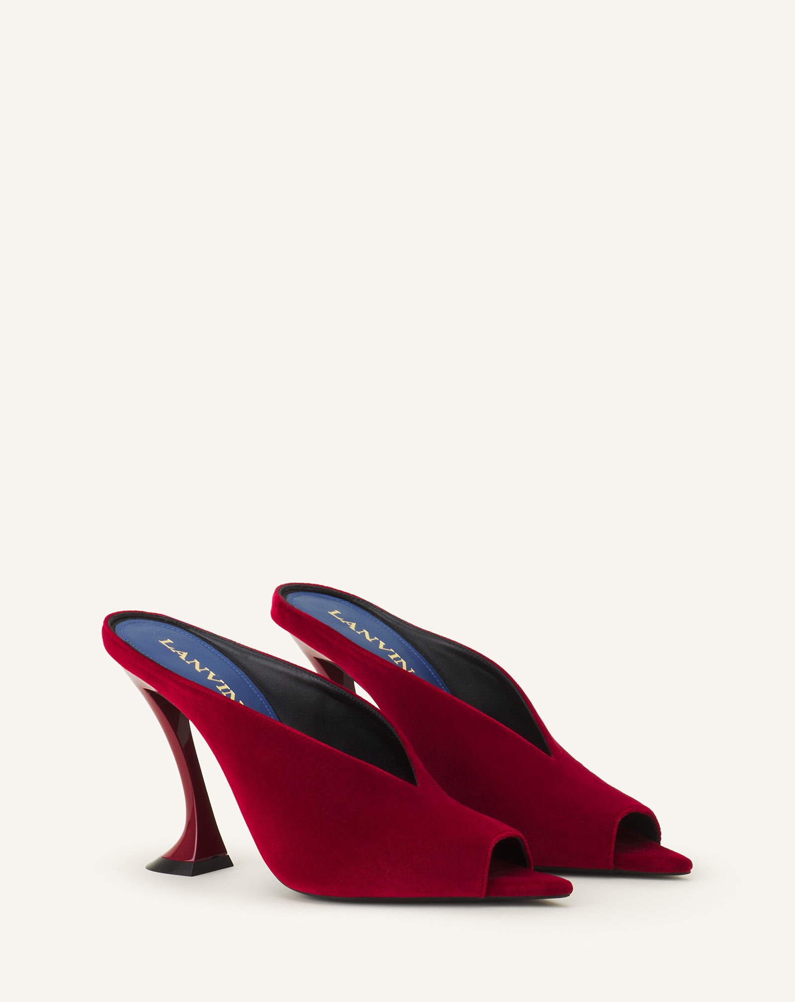 MIDNIGHT STEP MULE IN VELVET