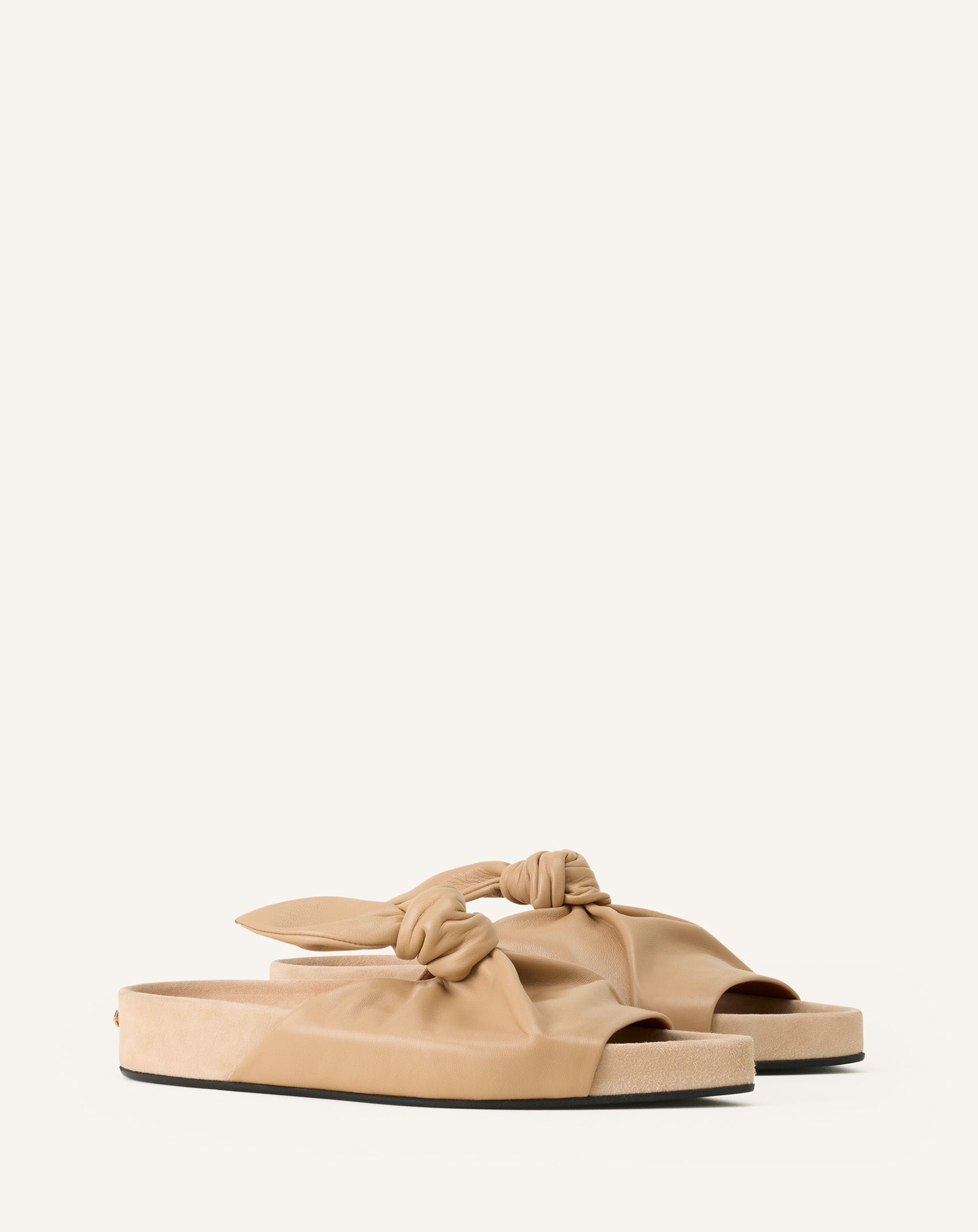 COCOON FLAT LEATHER MULE