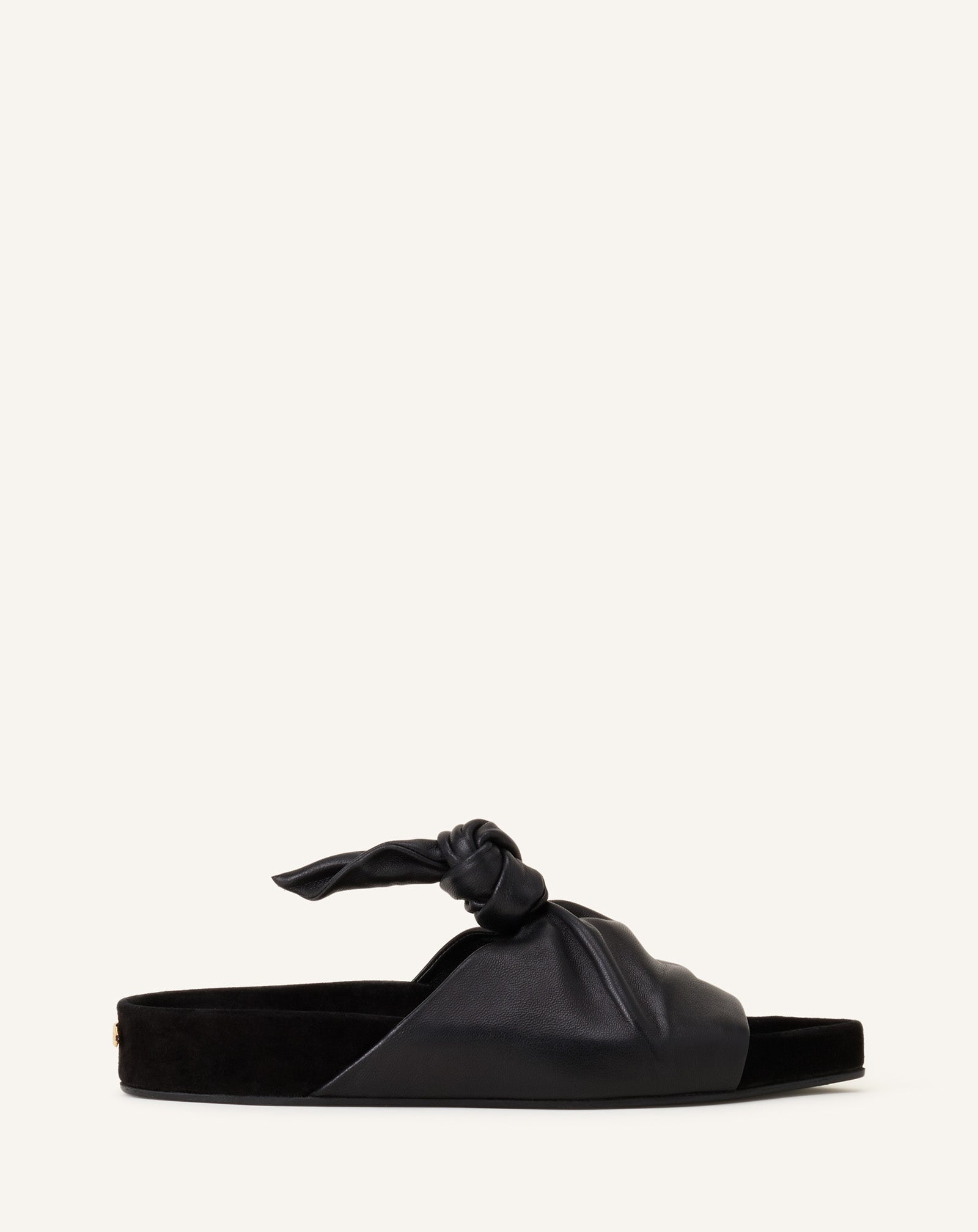 COCOON FLAT LEATHER MULE