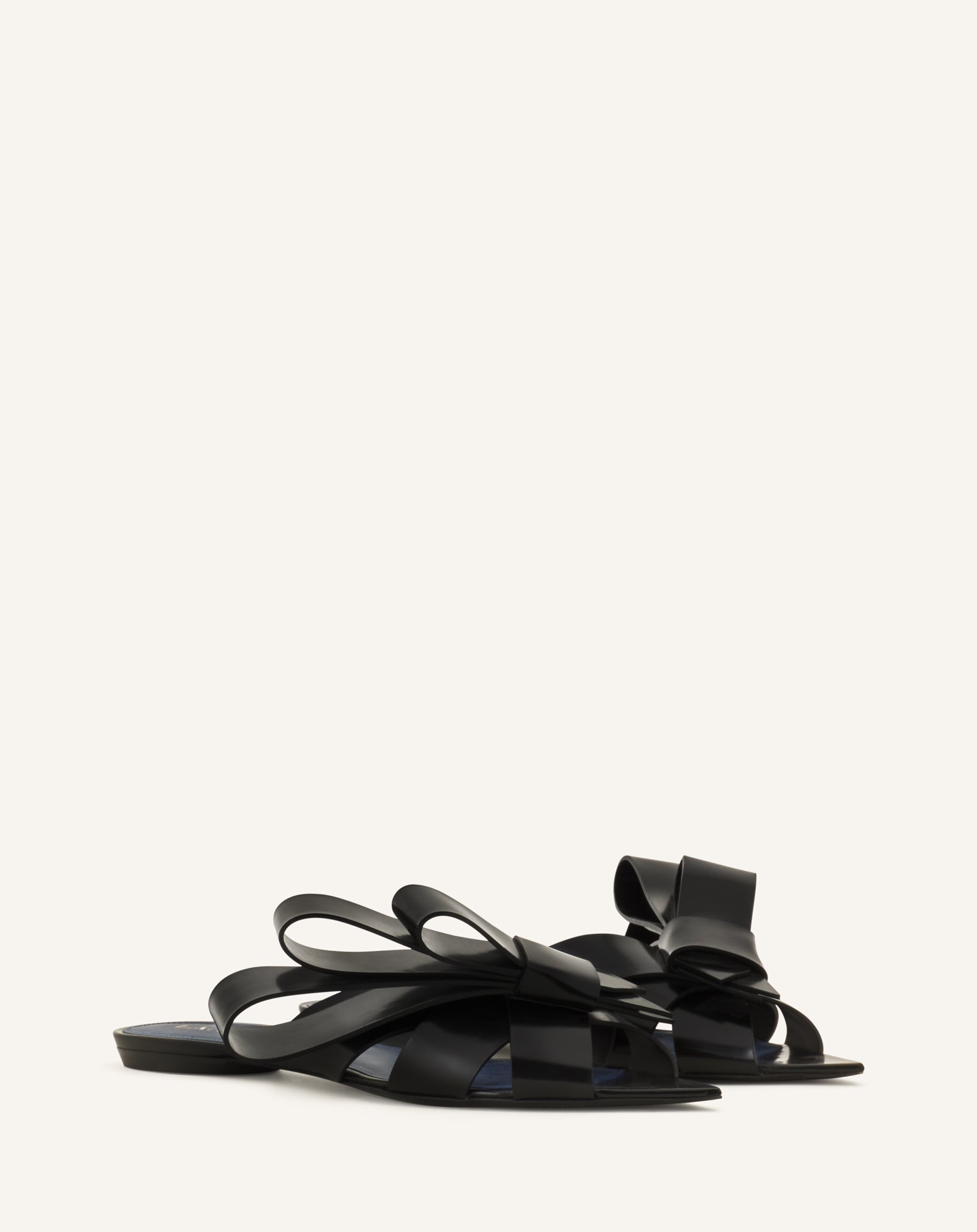 CADEAU MULE FLATS IN LEATHER