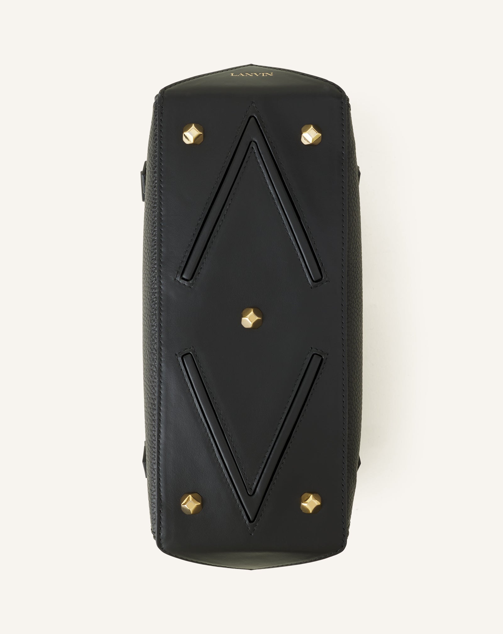 BLACK LE CONFIDENT BY LANVIN 26 LEATHER BAG